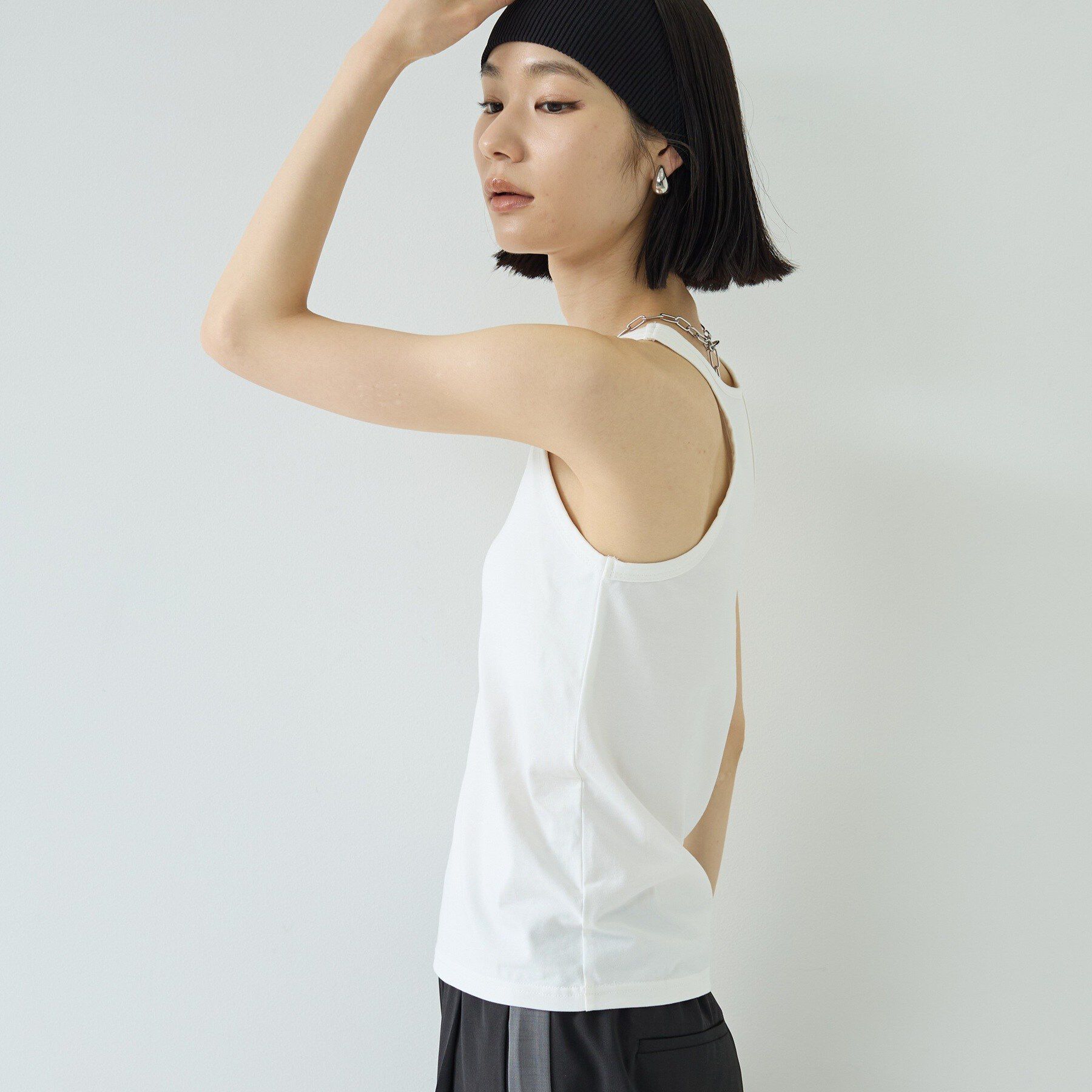 GALLEST「アシンメトリーアメスリタンク」|キャミソール|