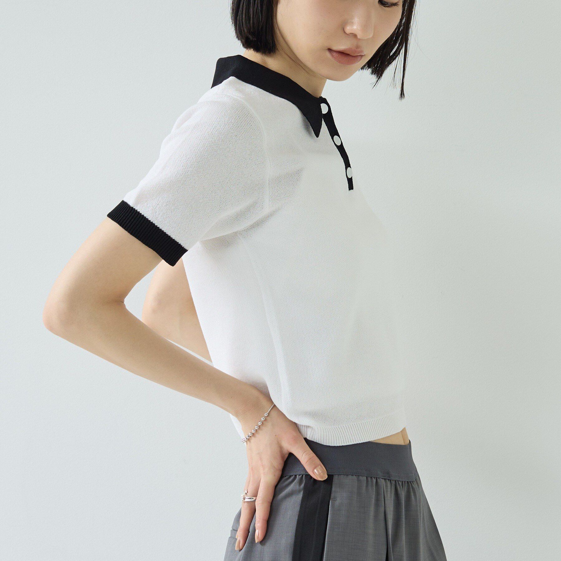 GALLEST「ジャカードポロニット」|ニット・セーター|