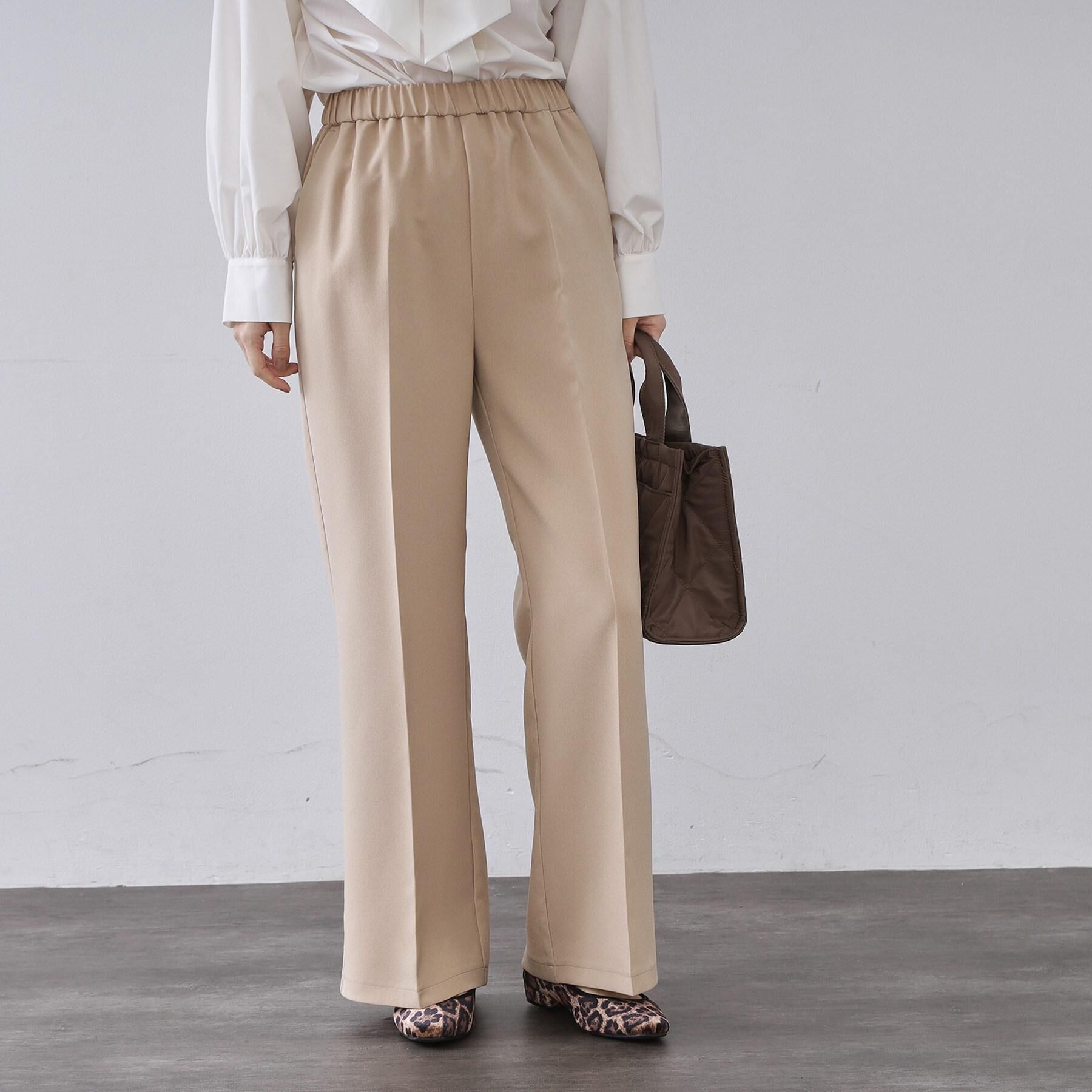 OPAQUE.CLIP「イージーフレアパンツ【洗濯機OK】」|その他|