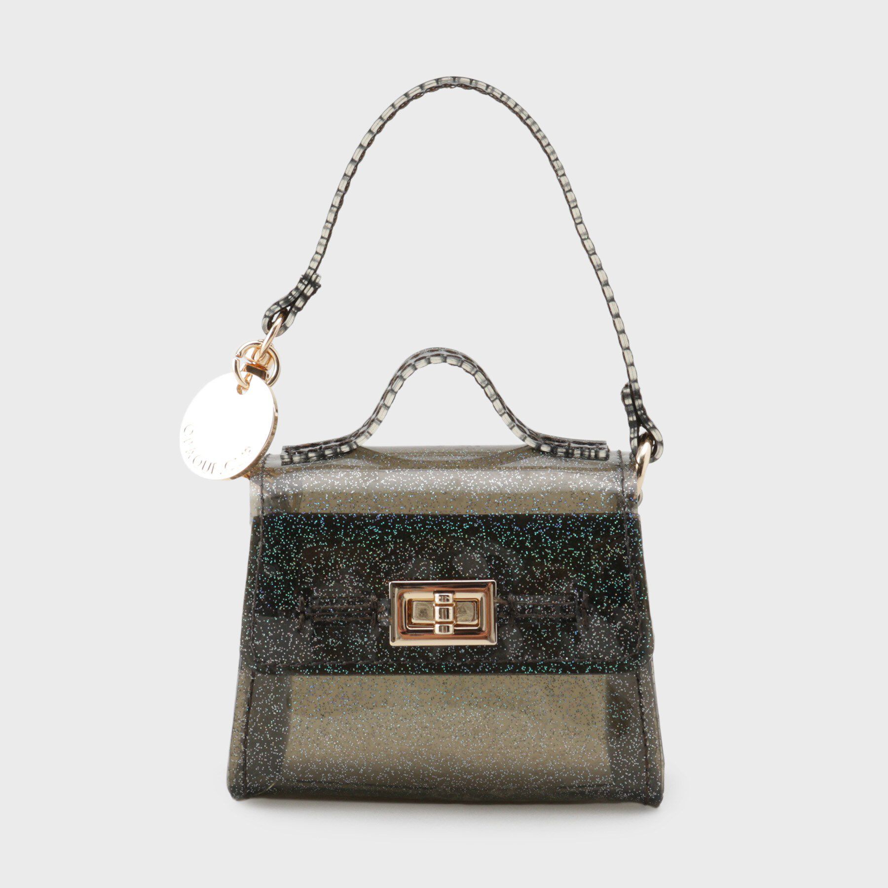 OPAQUE.CLIP「ジェリークリアミニBAGチャーム」|キーケース|ブラック(119)