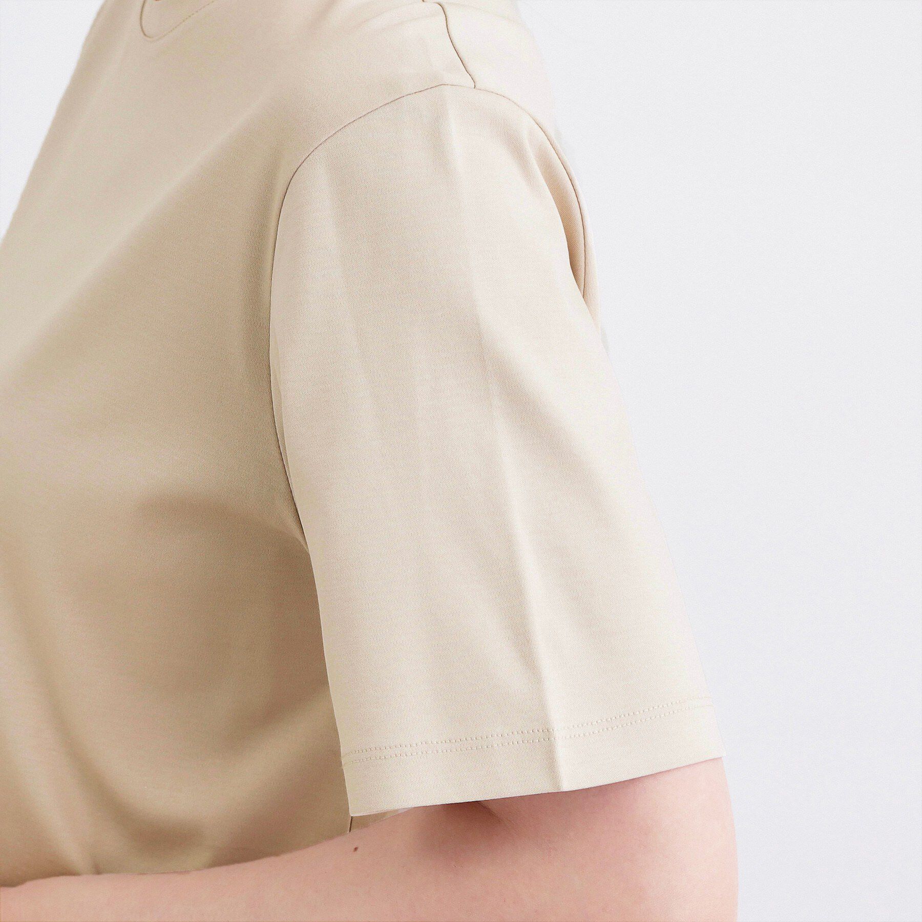 OPAQUE.CLIP「オーガニックコットン混ベーシックTシャツ【洗濯機OK】《SS～LL》」|Tシャツ・カットソー|