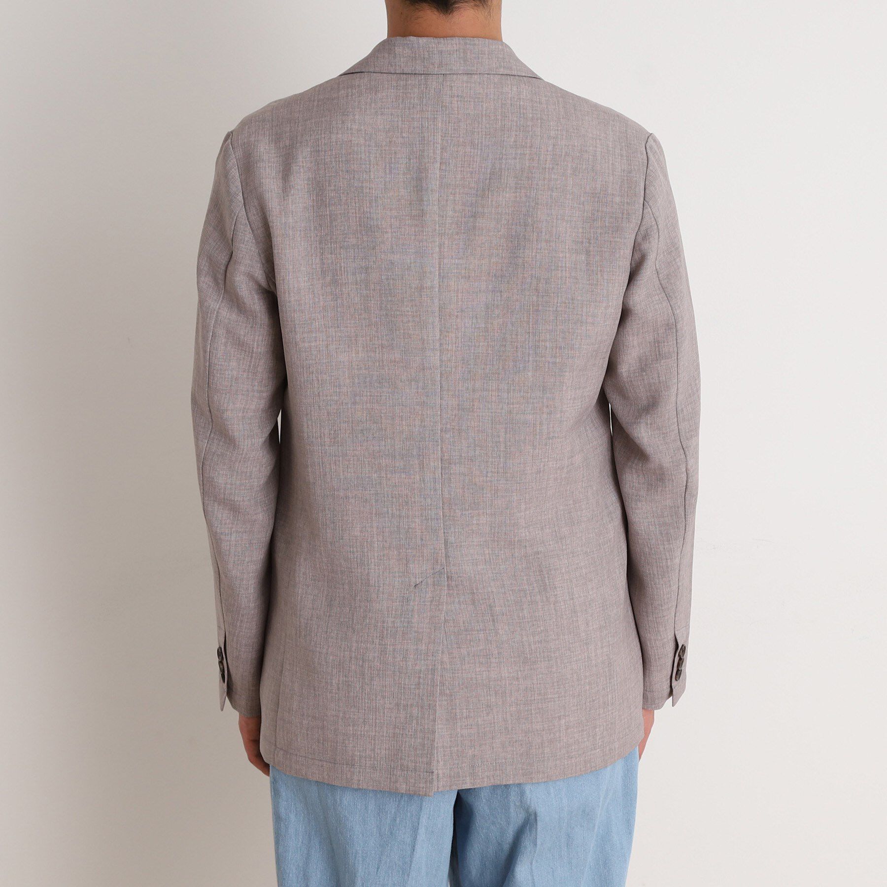 THE SHOP TK「リネンライクシングルジャケット セットアップ可」|テーラードジャケット|