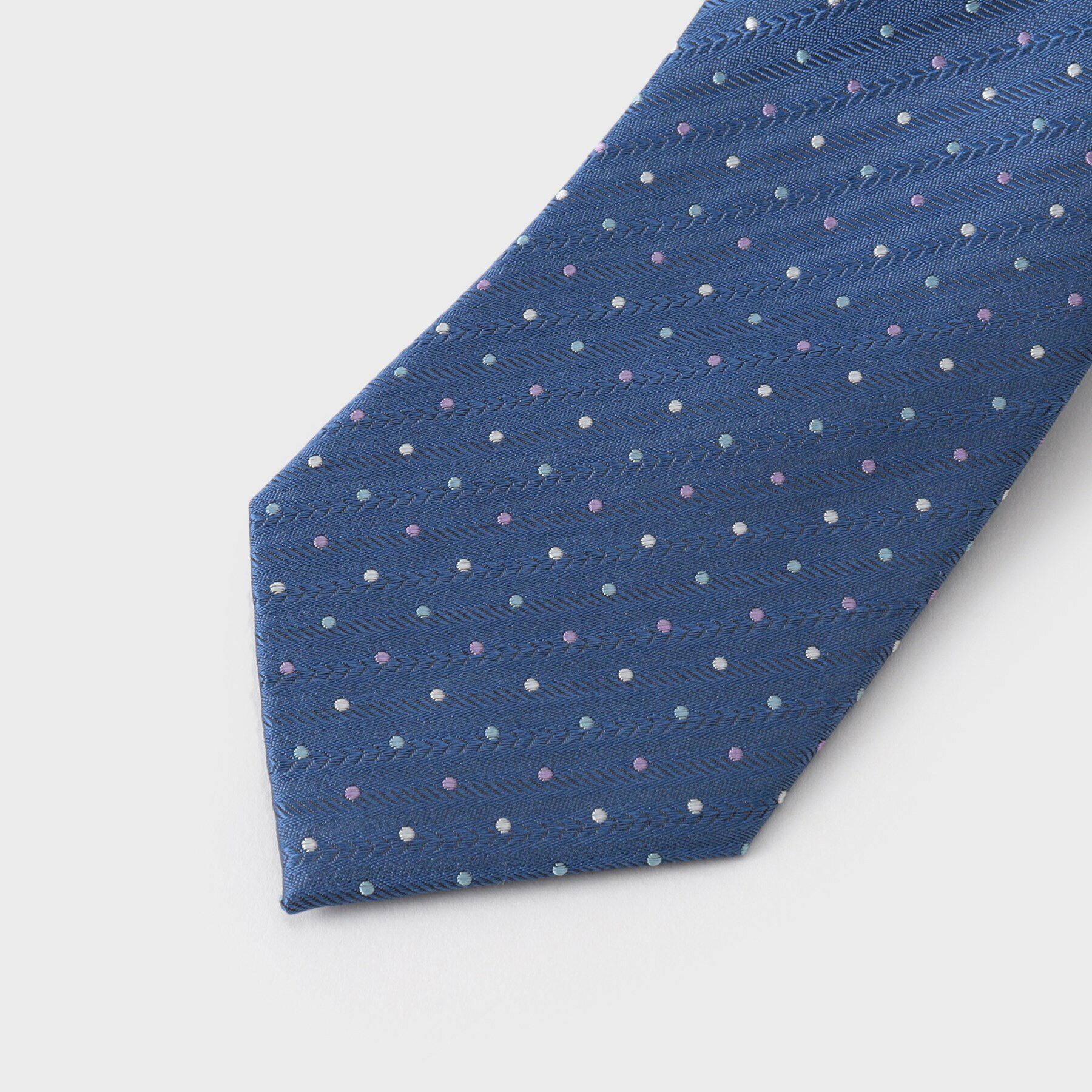 THE SHOP TK「ドットアソート柄ネクタイ マルチドット／ピンドット」|ネクタイ・蝶ネクタイ|