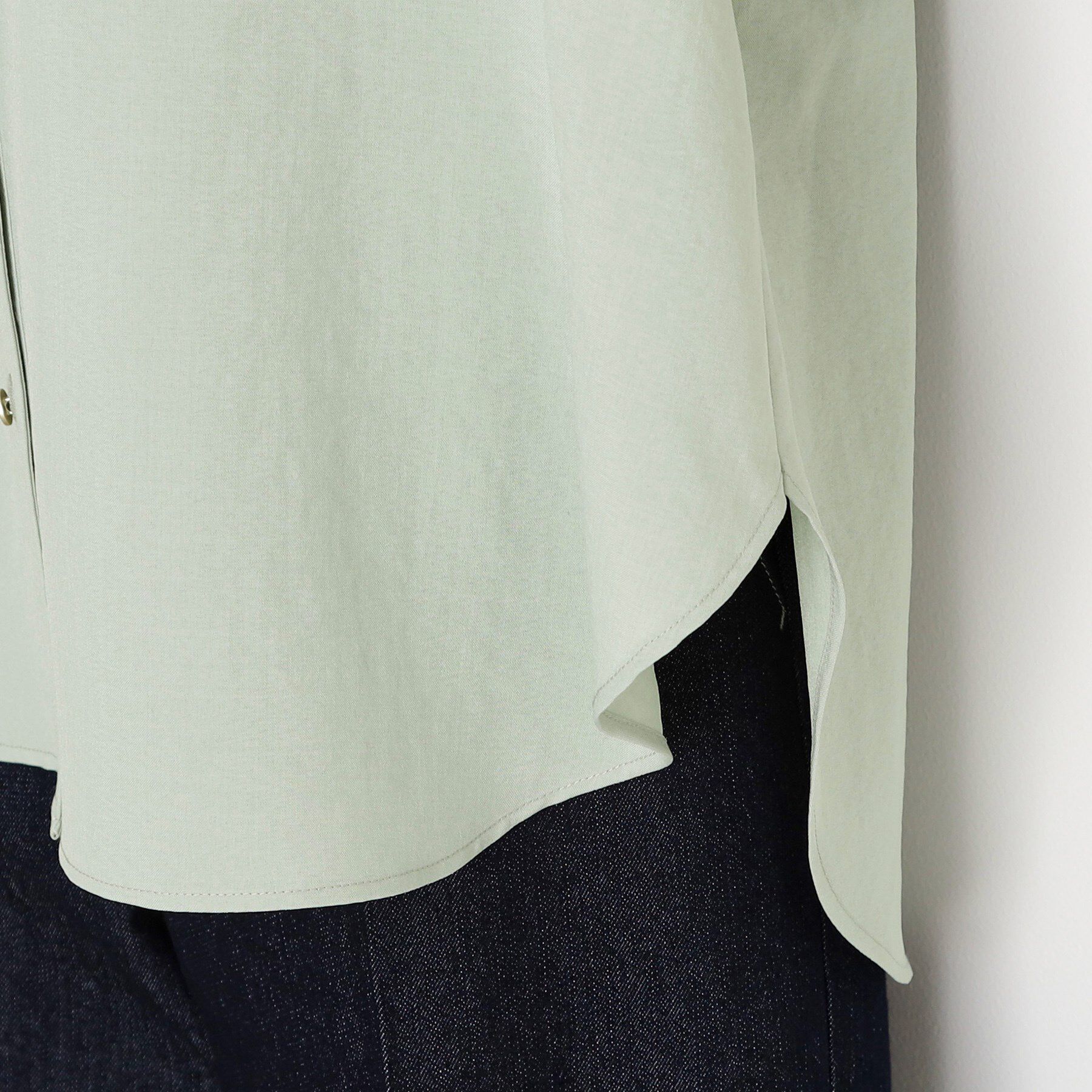 THE SHOP TK「【秋色入荷/インしなくても決まる】ダブルポケット5分袖シャツ/体型カバー／洗濯機OK」|シャツ・ブラウス|