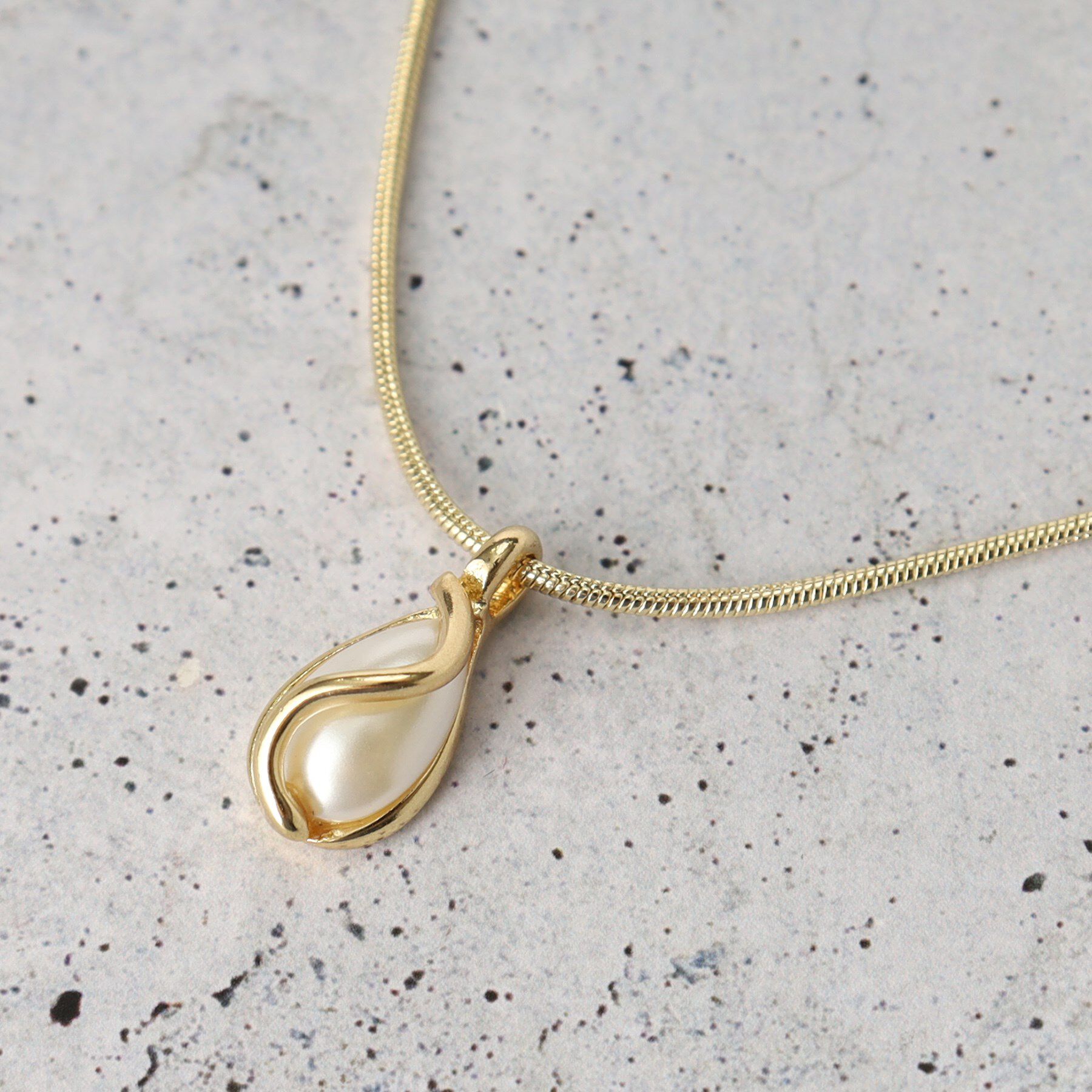 THE SHOP TK「パール調ワントップ2連ネックレス」|ネックレス|