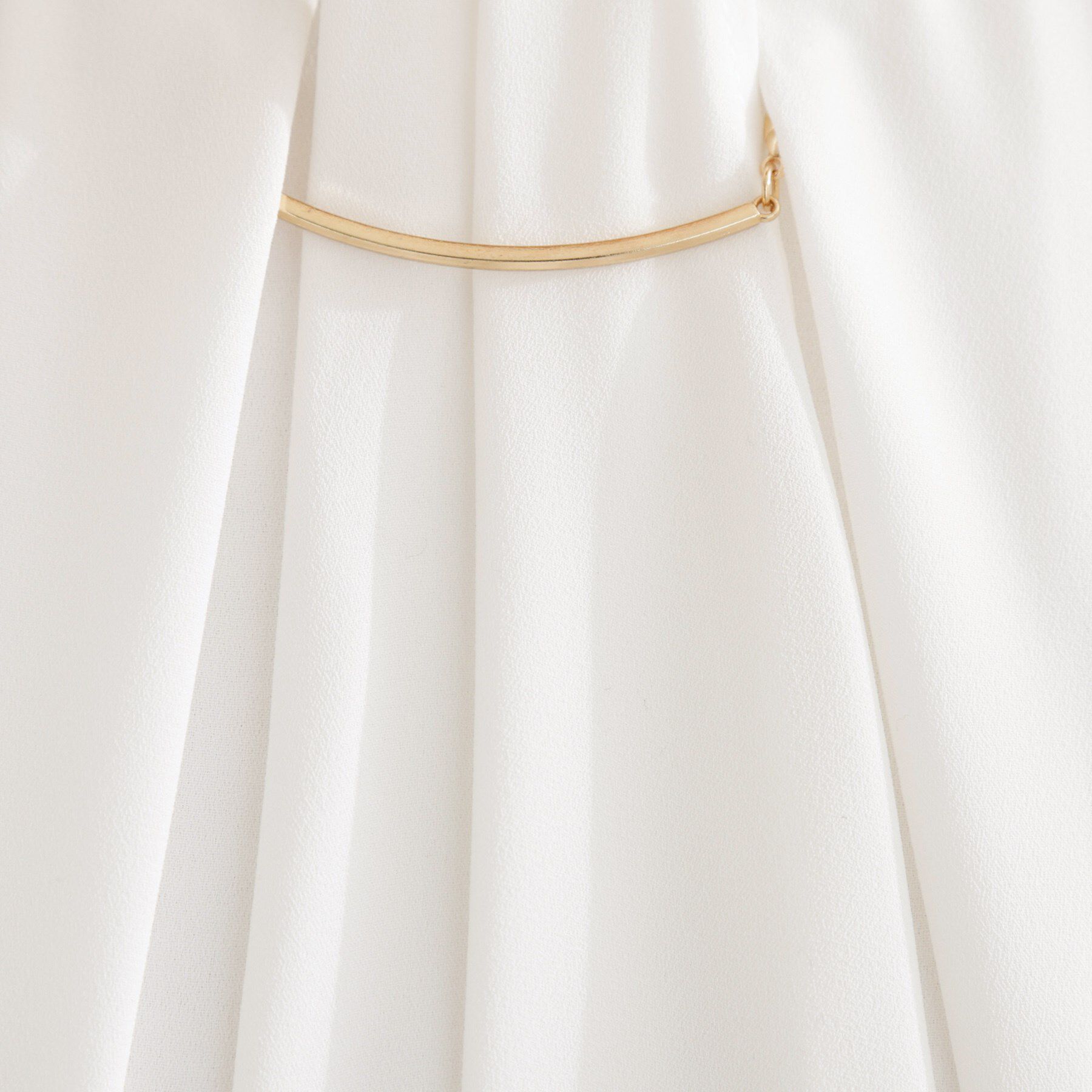 THE SHOP TK「バー付きラッフルタイブラウス」|シャツ・ブラウス|