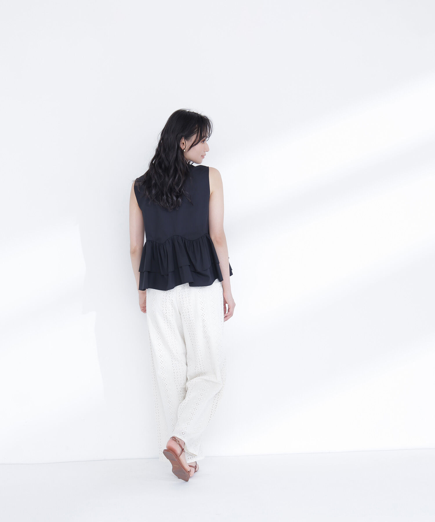  「ティアードペプラムシャツ」|シャツ・ブラウス|