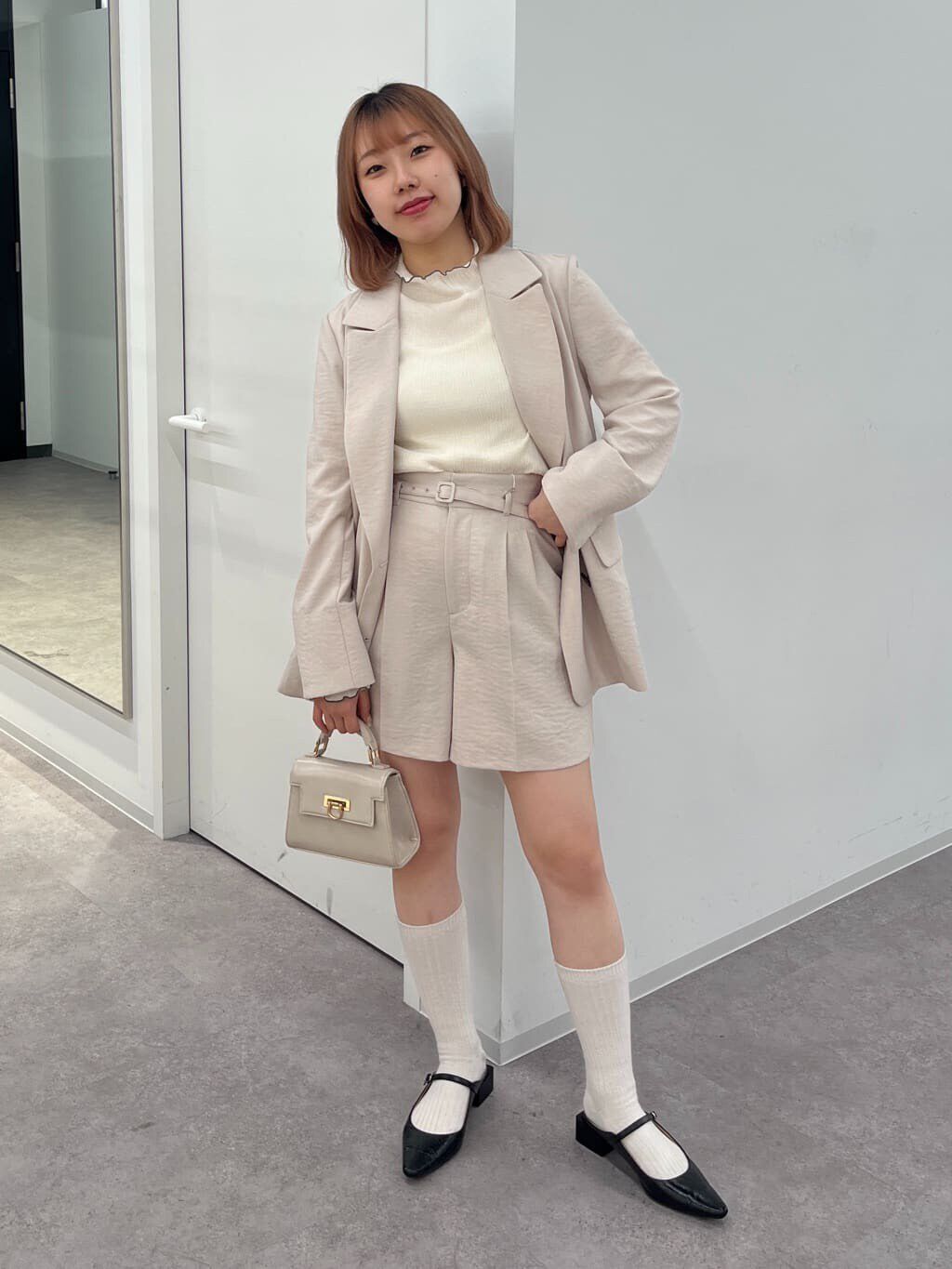  「[低身長サイズ/Sシリーズ]気流染めベルト付ショートパンツ」|その他|