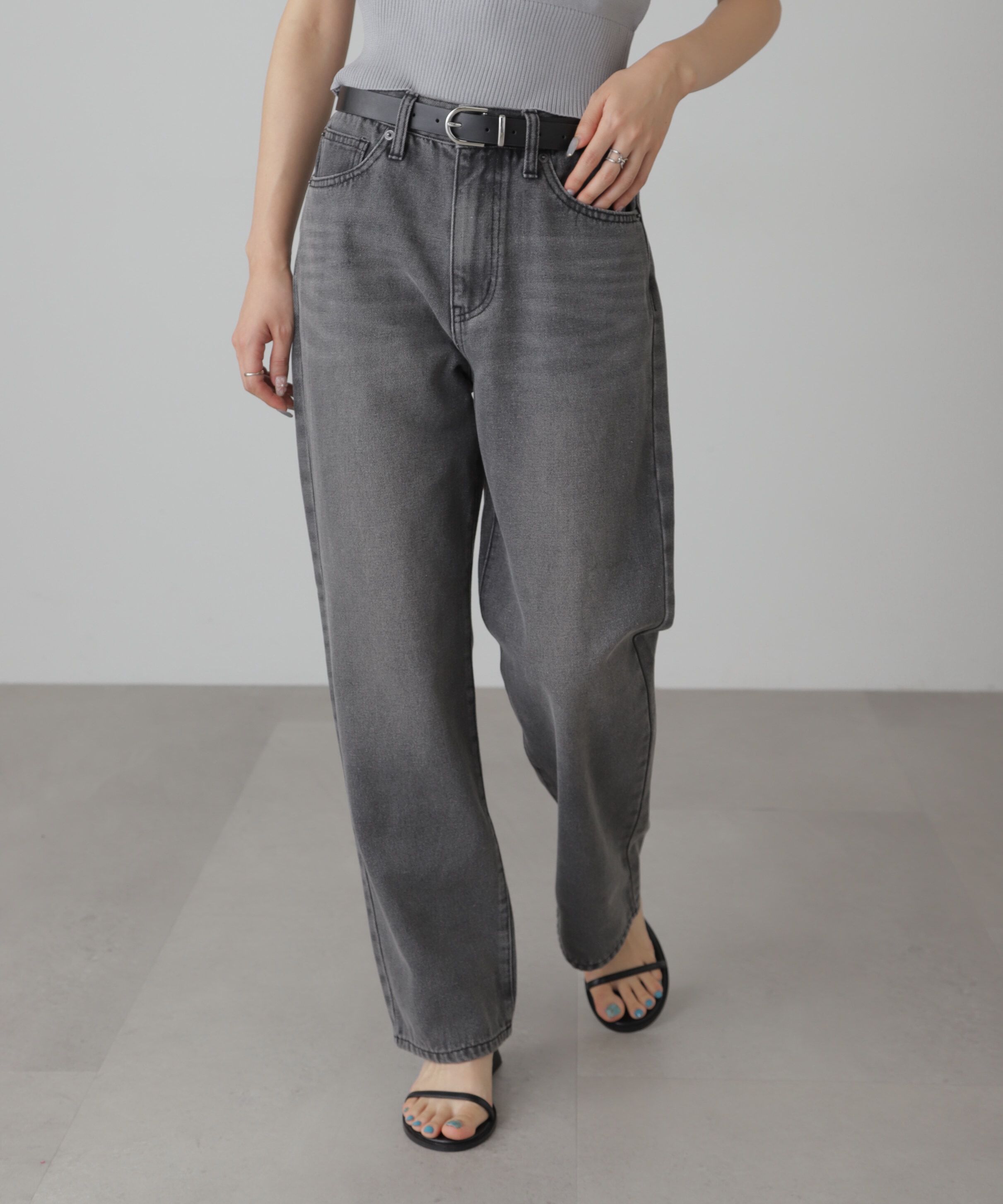  「[XS-Lサイズ展開]ストレートデニムパンツ」|その他|