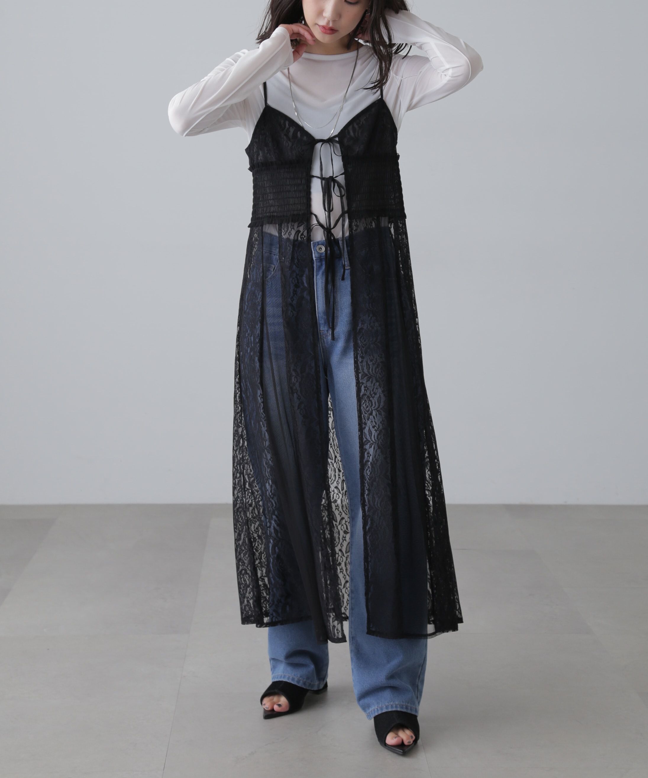  「[XS-Lサイズ展開]ストレートデニムパンツ」|その他|