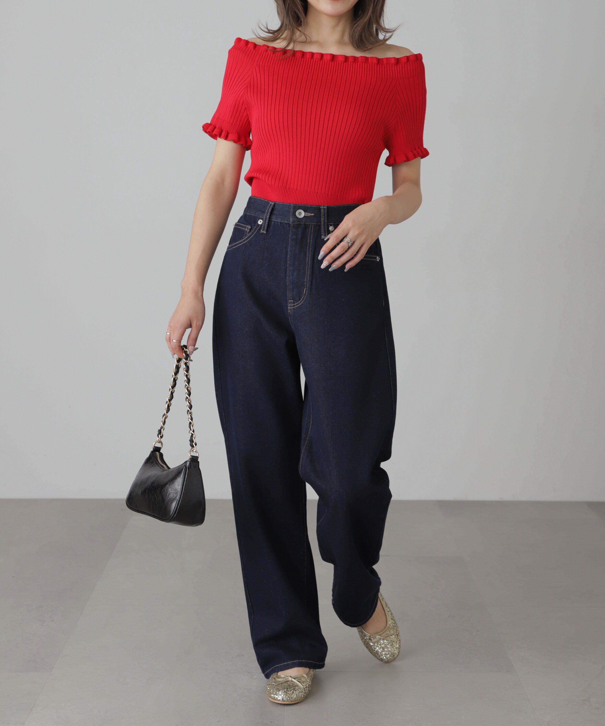  「[XS-Lサイズ展開]ストレートデニムパンツ」|その他|