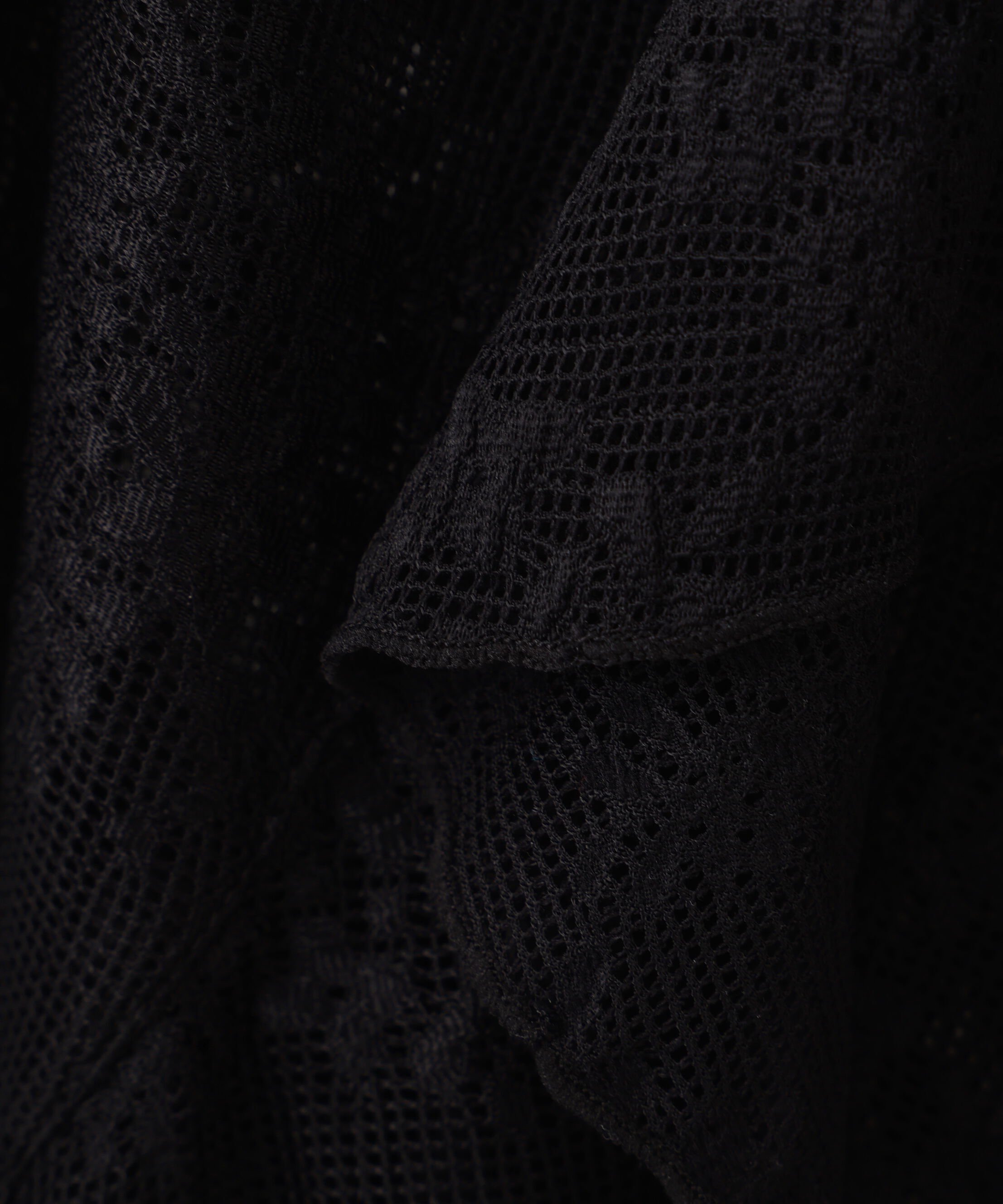  「前開きラッフルフリルレースワンピース」|ワンピース|