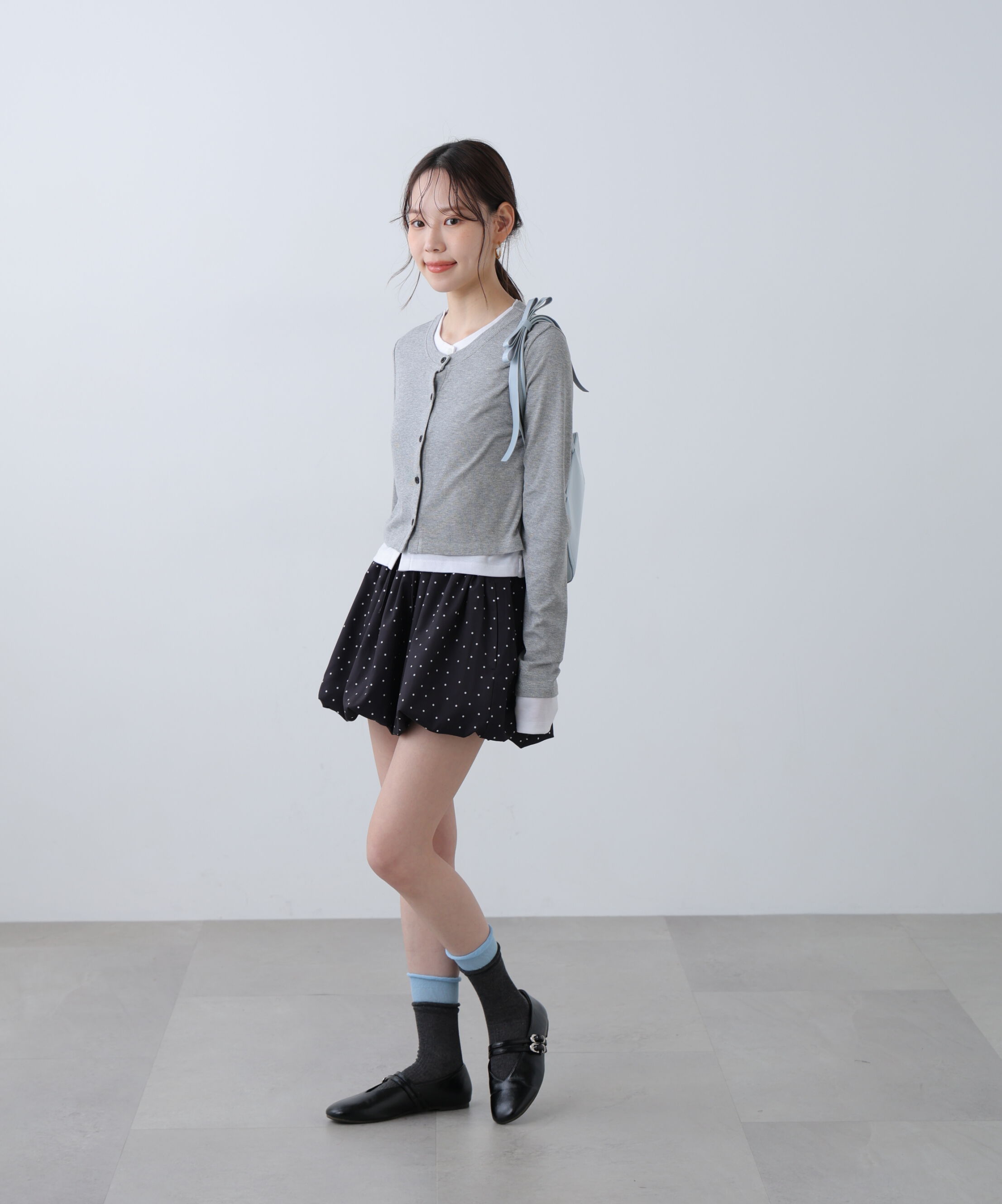  「レイヤード風カットソーカーディガン」|Tシャツ・カットソー|