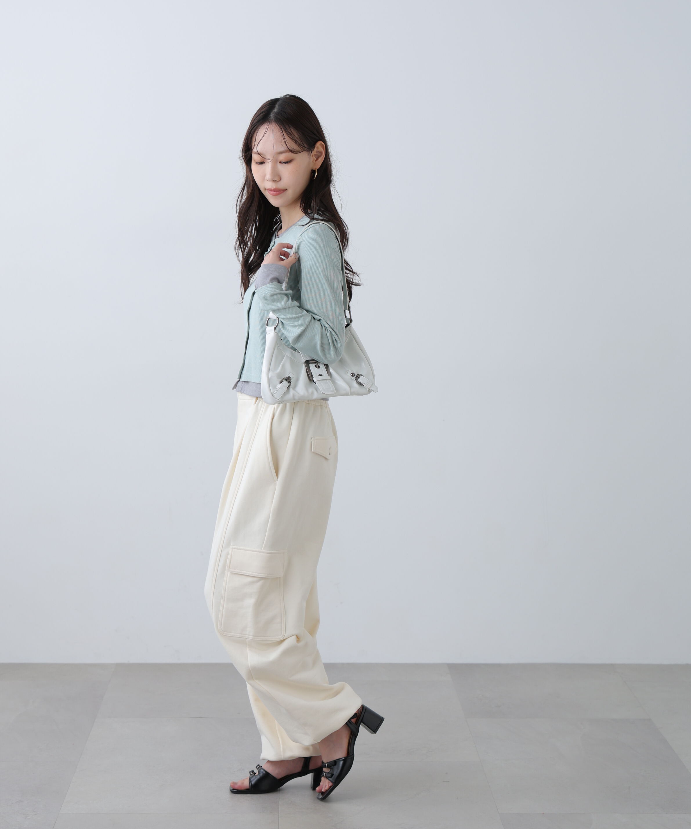  「レイヤード風カットソーカーディガン」|Tシャツ・カットソー|