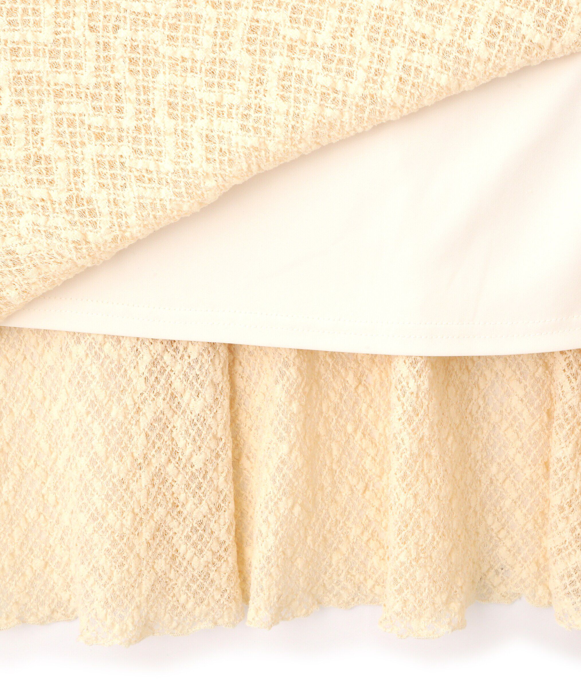 PROPORTION BODY DRESSING「コルセットベルト付きレースワンピース　24AW」|ワンピース|