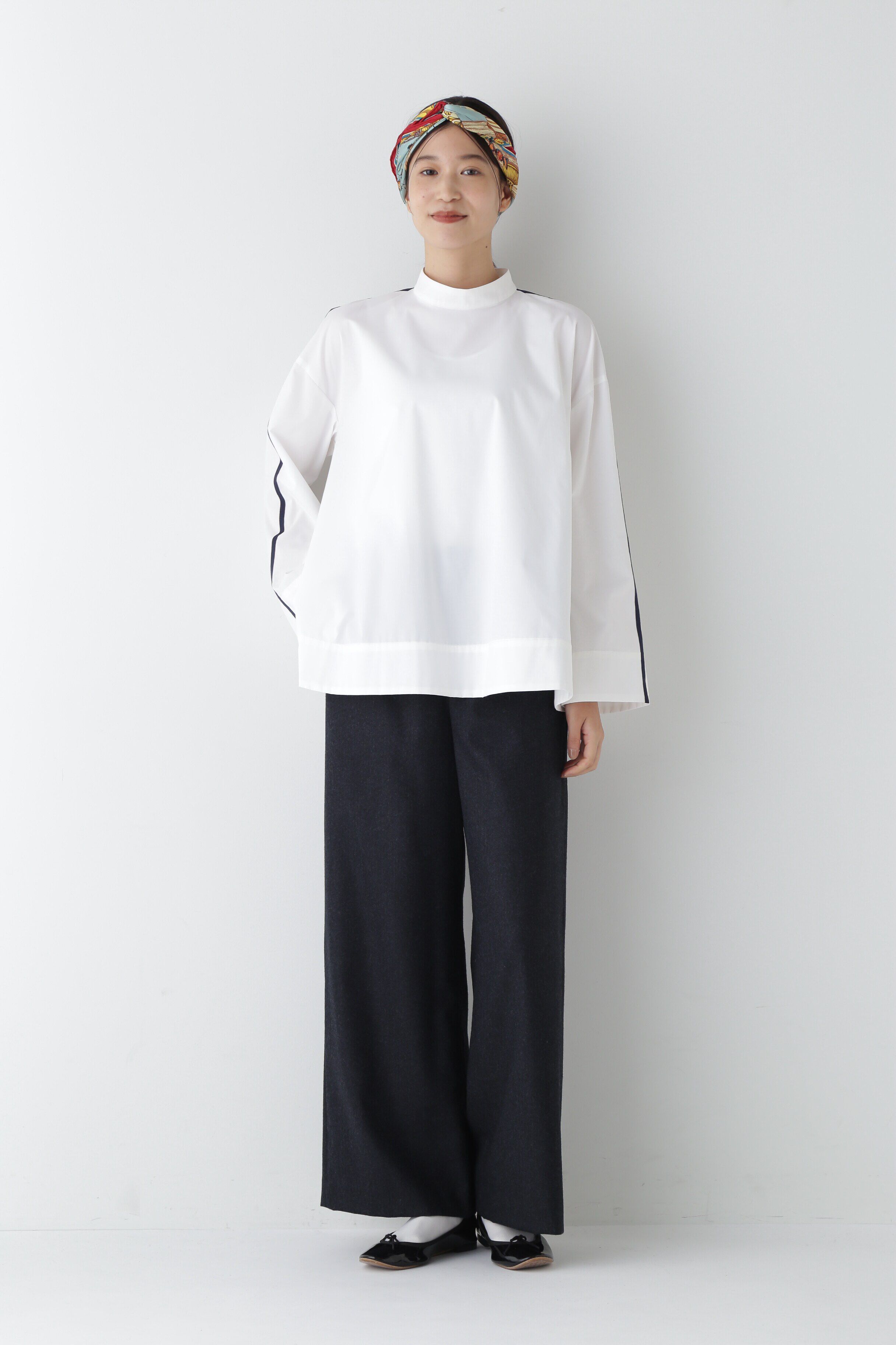  「◆タイプライターライン入ボリュームブラウス」|シャツ・ブラウス|