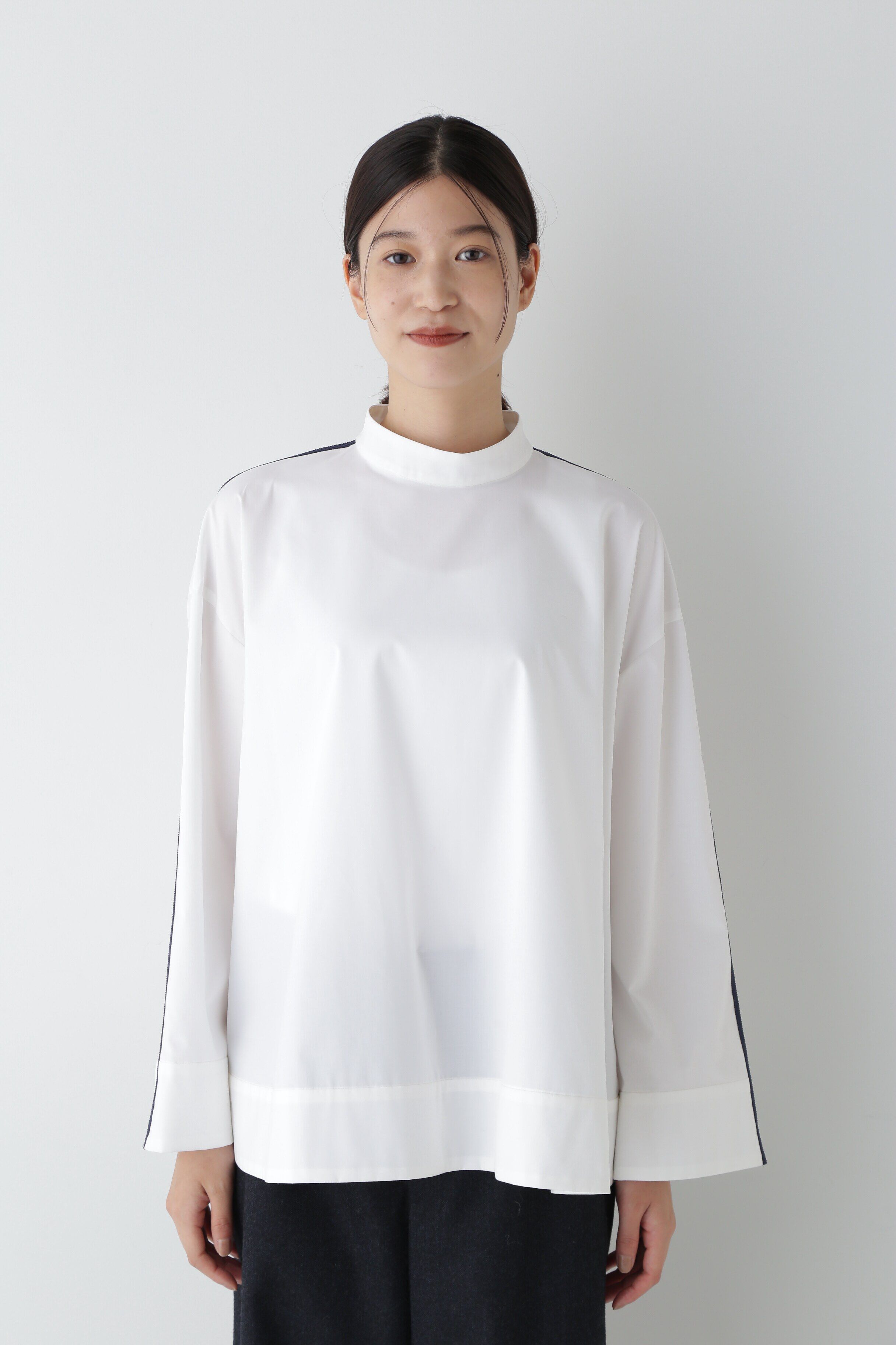  「◆タイプライターライン入ボリュームブラウス」|シャツ・ブラウス|