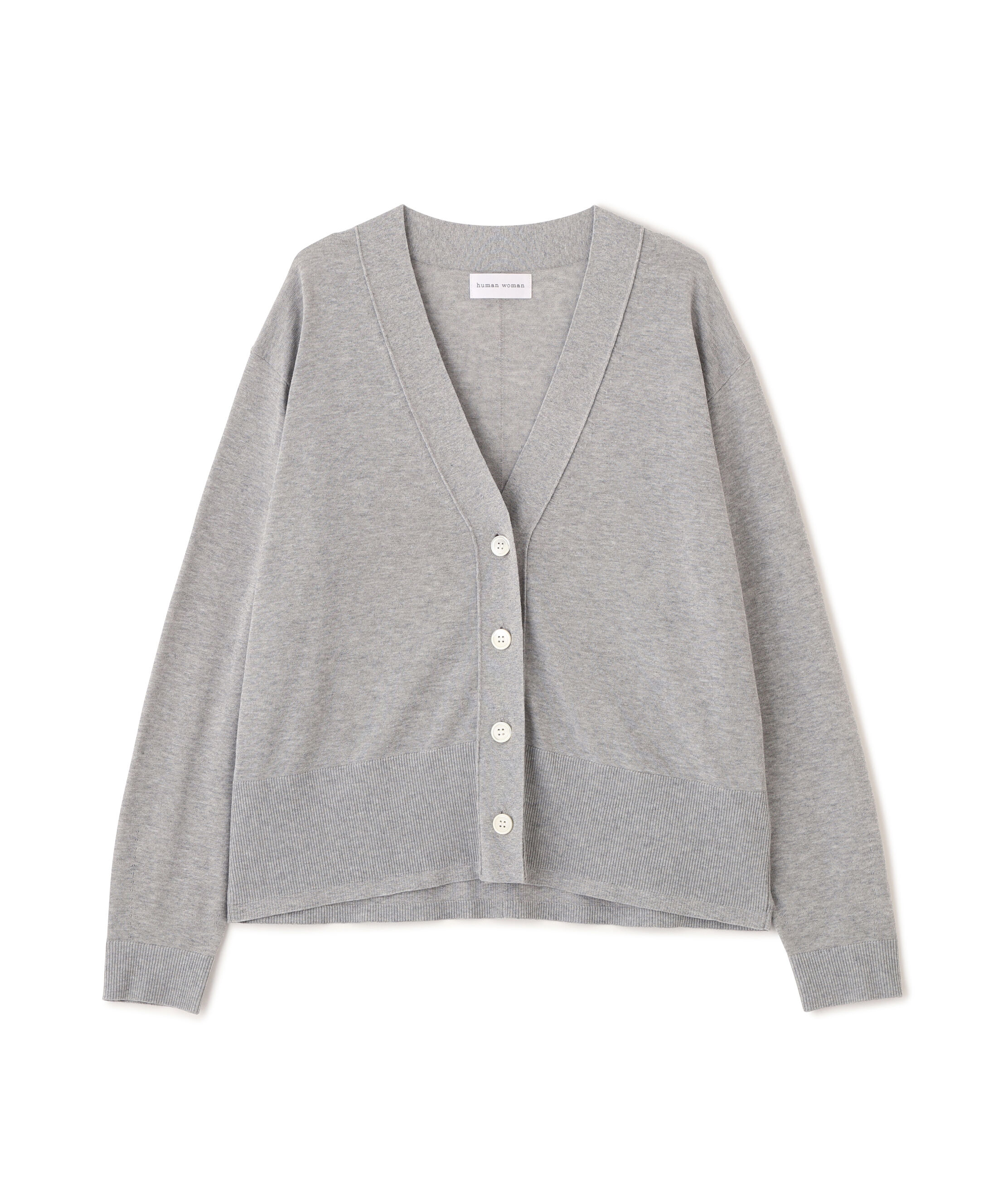  「◆《ウォッシャブル》アイレットＶネックカーディガン」|ニット・セーター|