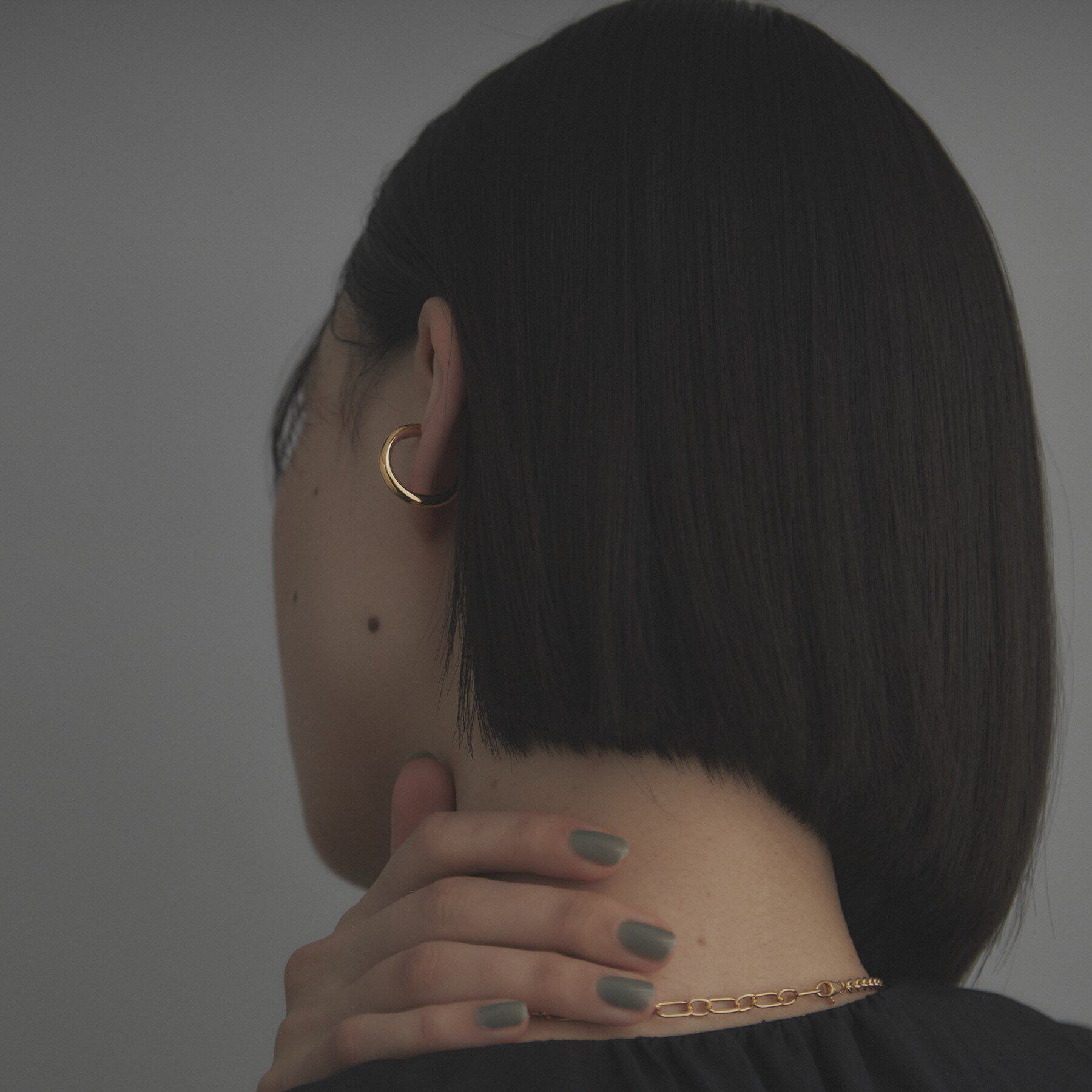 COCOSHNIK ONKITSCH「シルバー ラウンドイヤーカフ GP」|イヤリング|