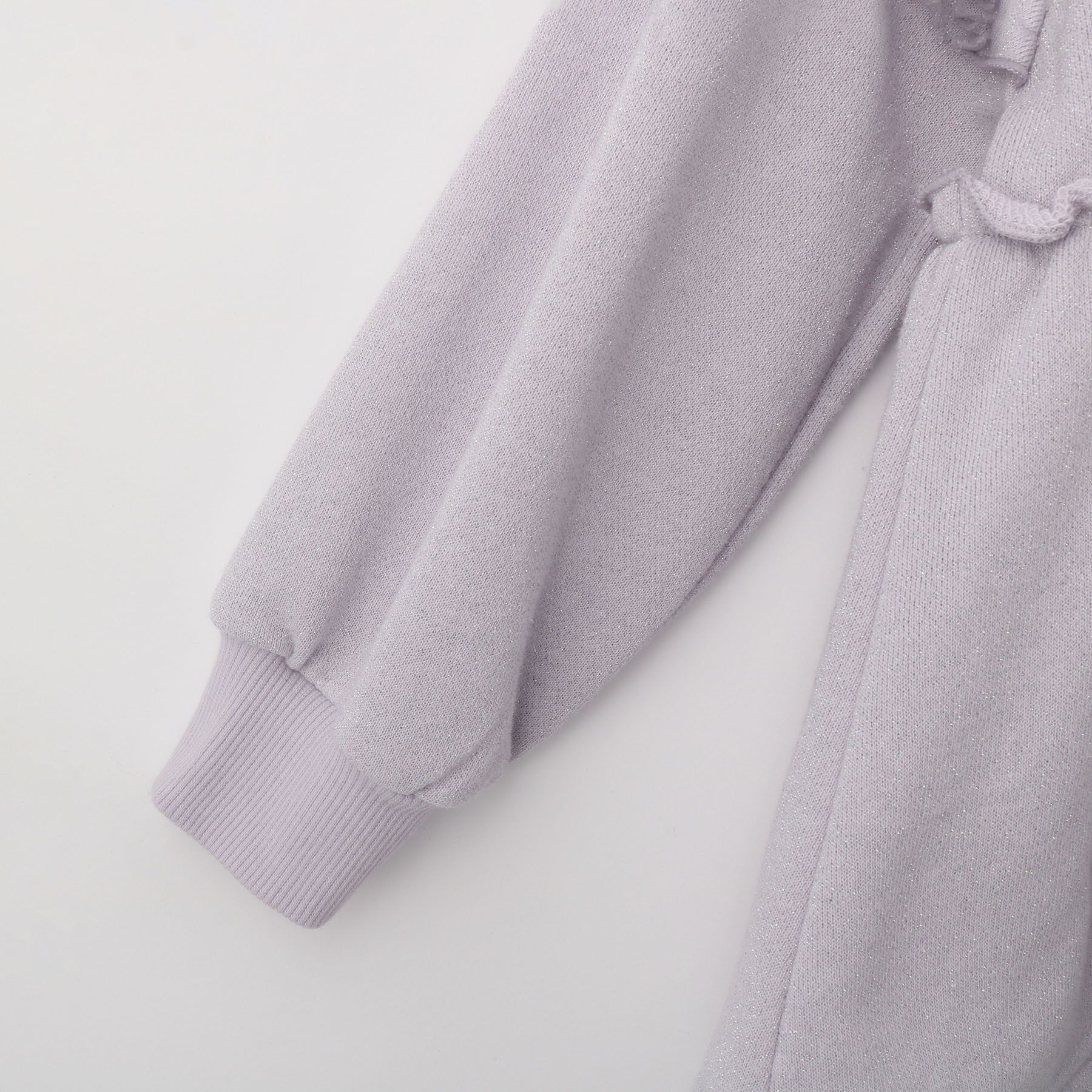 SHOO･LA･RUE「【100-150cm】ラメ裏毛ペプラムトップス」|Tシャツ・カットソー|