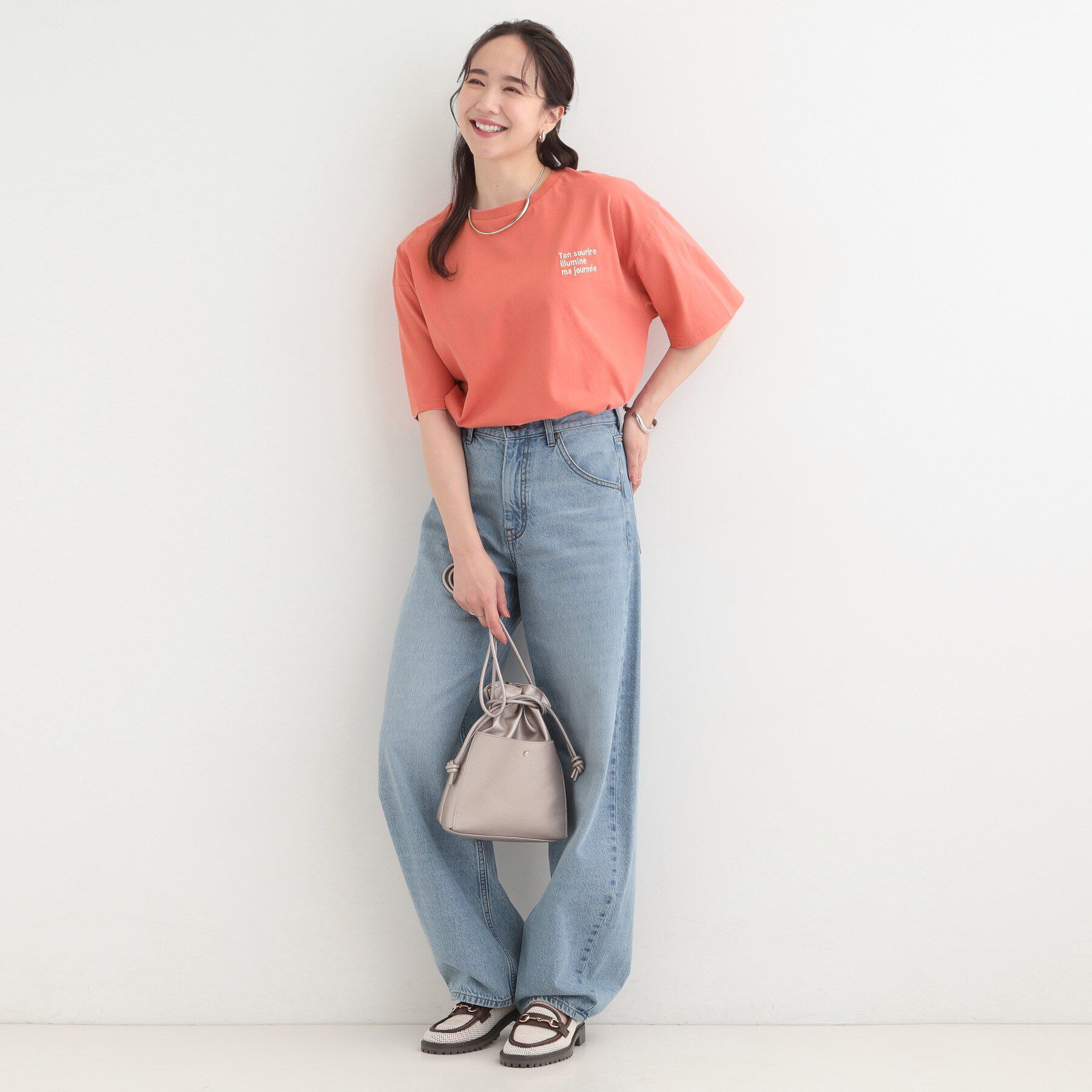 SHOO･LA･RUE「プチプラ 無地＆プリントアソート ベーシックTシャツ」|Tシャツ・カットソー|