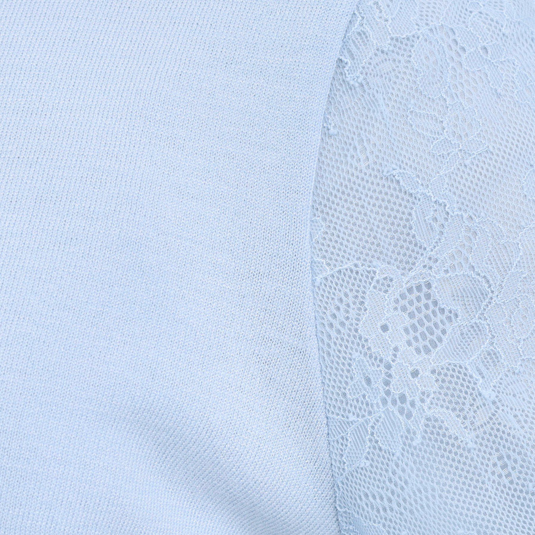 SHOO･LA･RUE「【洗濯機可/S-LL】華やかレース5分袖ニット」|ニット・セーター|