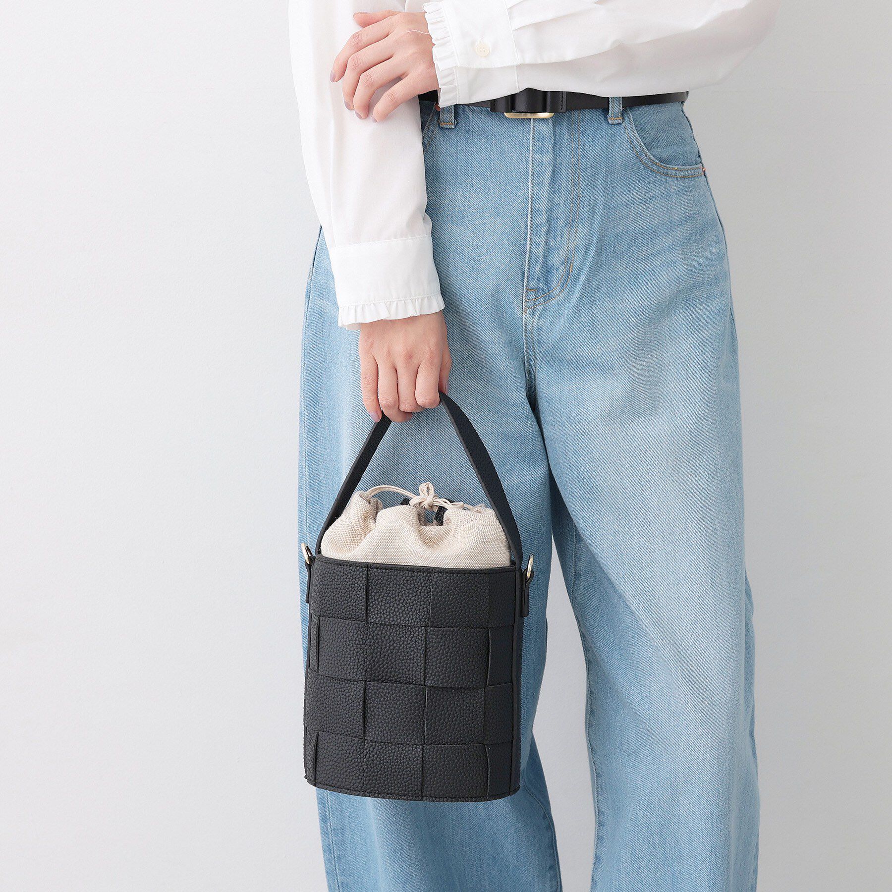 Dessin「【新色追加/2WAY】メッシュシリーズバケツBAG」|ショルダー・メッセンジャー|