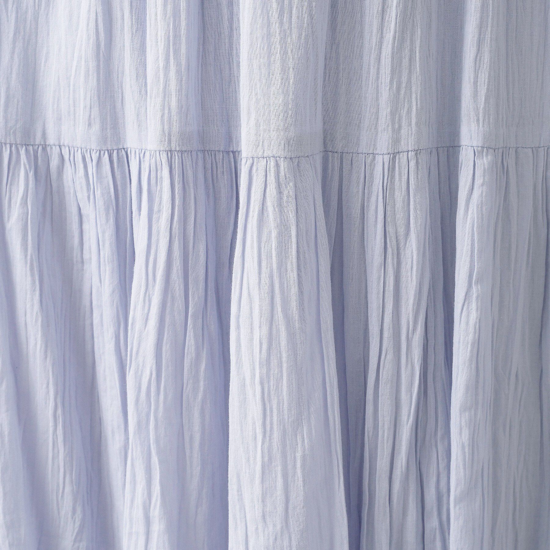 Dessin「【ウエストゴム/洗える】インドコットンティアードスカート」|スカート|