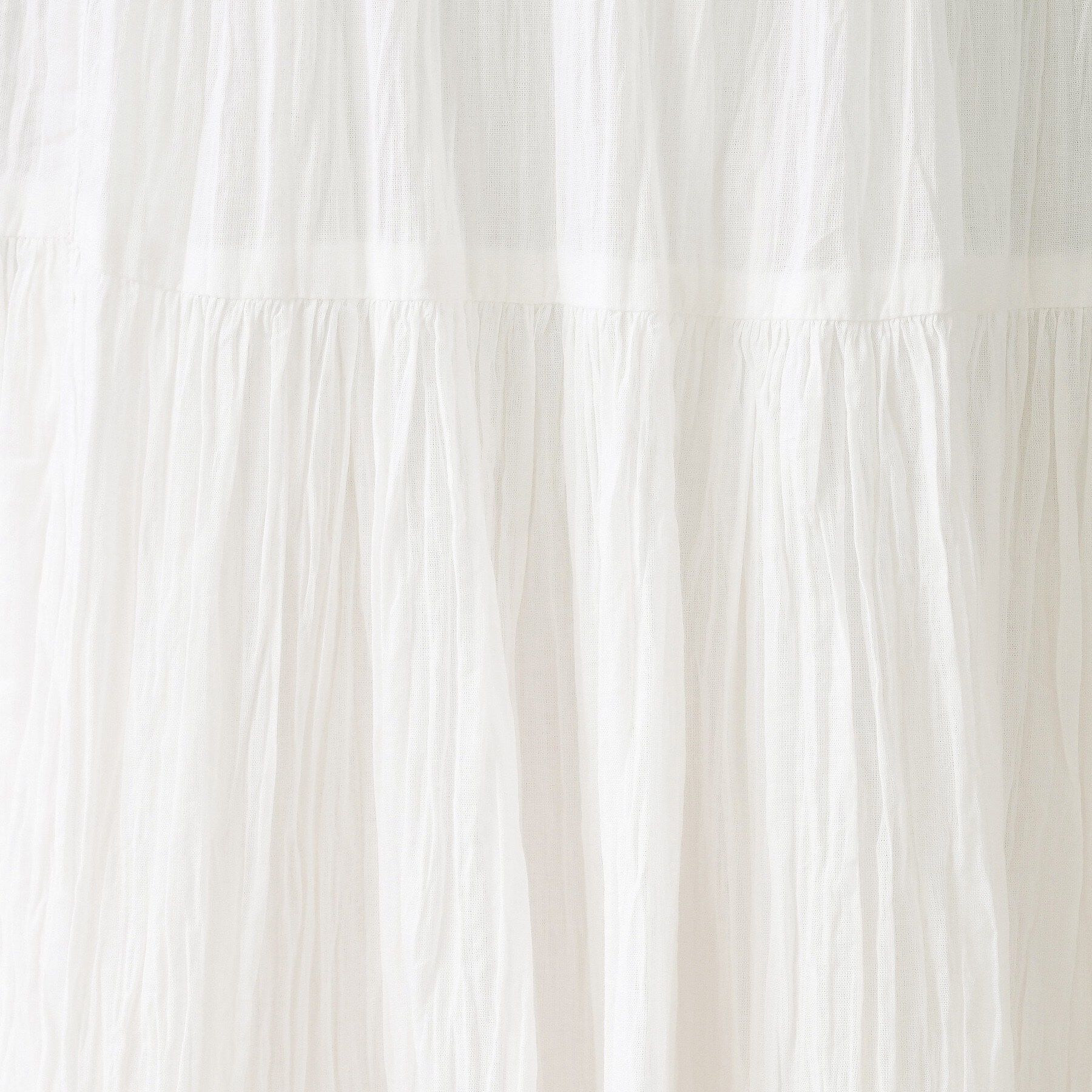 Dessin「【ウエストゴム/洗える】インドコットンティアードスカート」|スカート|