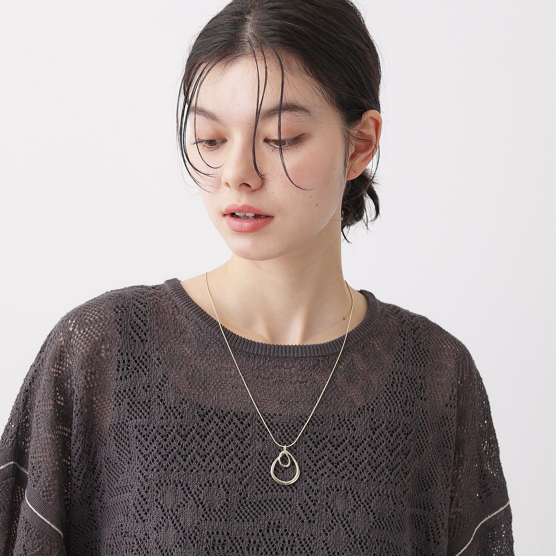 Dessin「グラスホルダーサークルモチーフネックレス」|ネックレス|