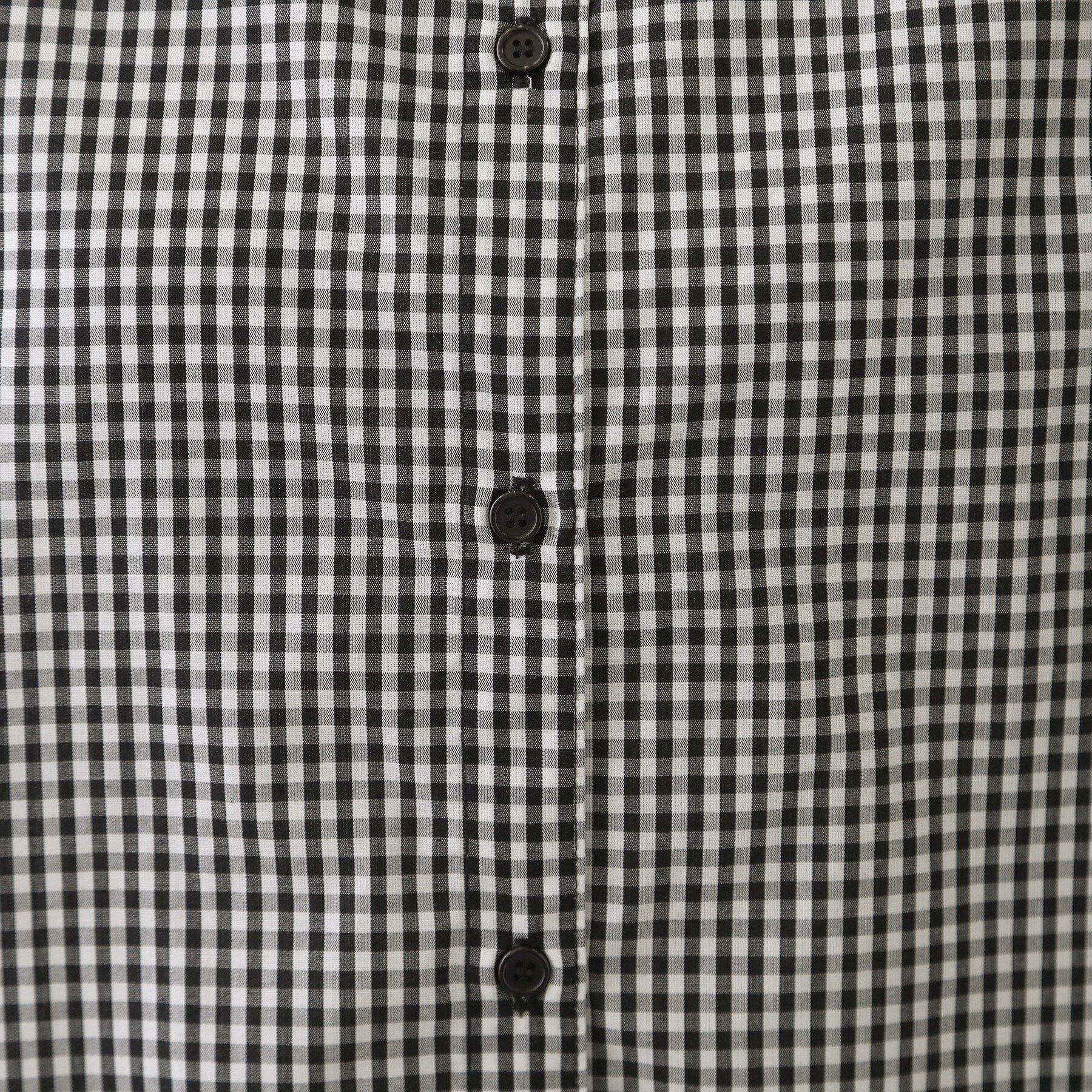 Dessin「【洗える】バルーンスリーブバンドカラーシャツ」|シャツ・ブラウス|