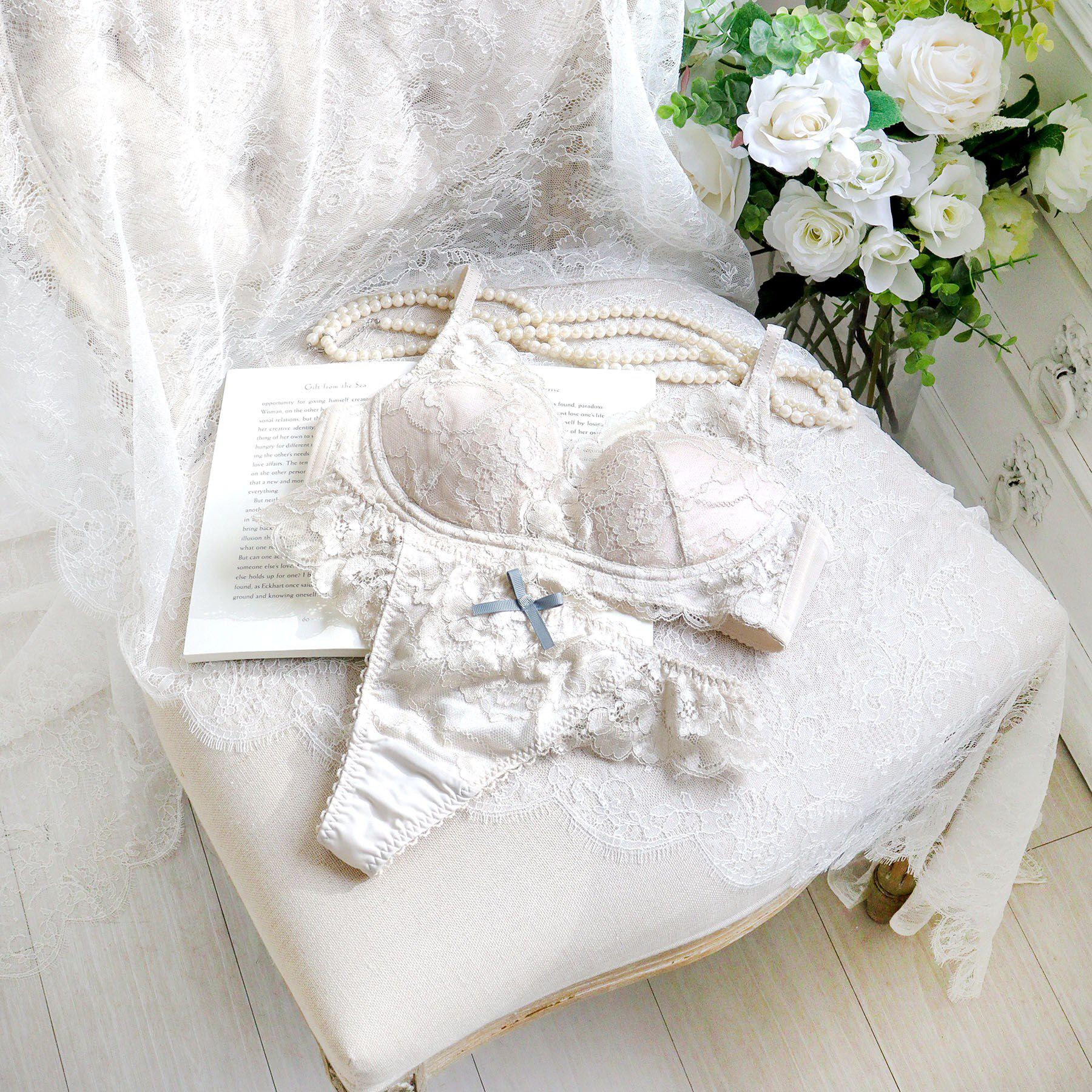 Risa Magli「ノーラ ナチュラルアレンジブラ（LL）」|インナー|