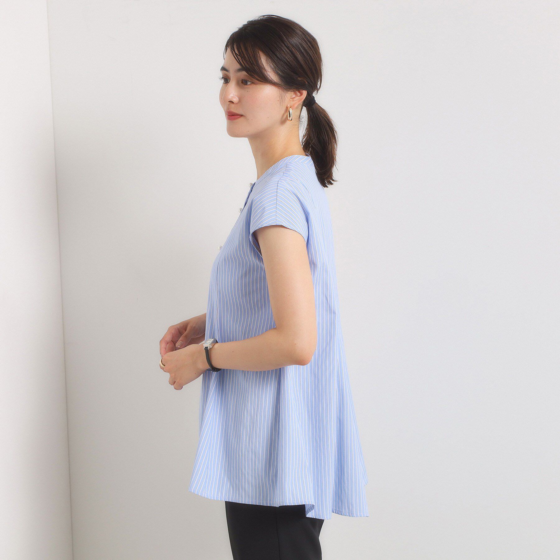 ITS&rsquo;DEMO「【手洗い可】ペプラムブラウス」|シャツ・ブラウス|