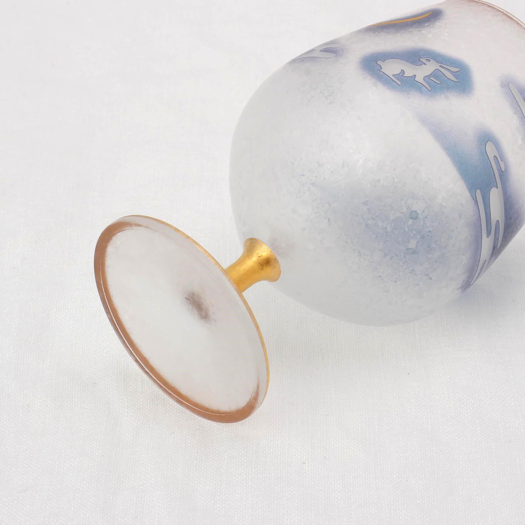 212 KITCHEN STORE「富士月兎図 脚付杯」|グラス・マグカップ|