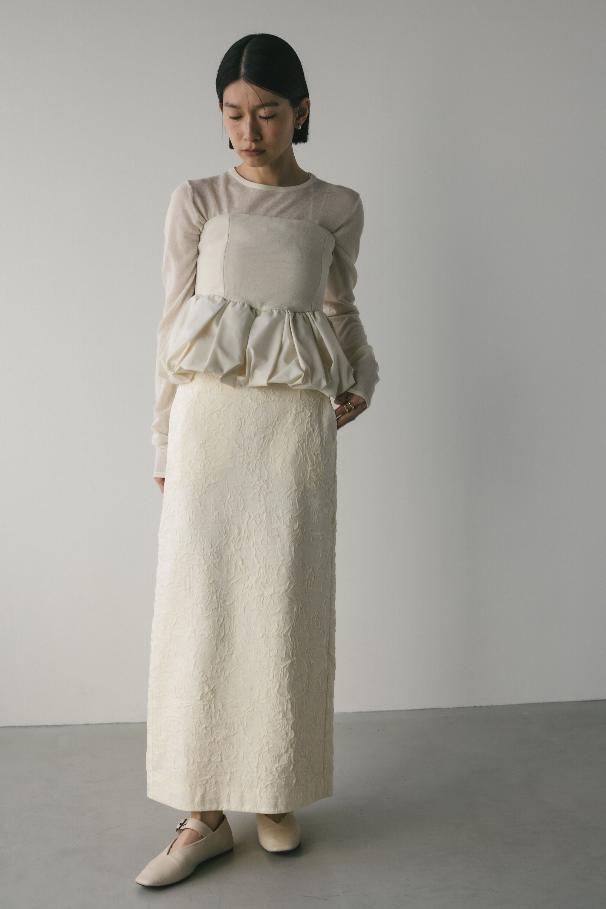 STYLEMIXER「ワッシャーペンシルスカート」|スカート|