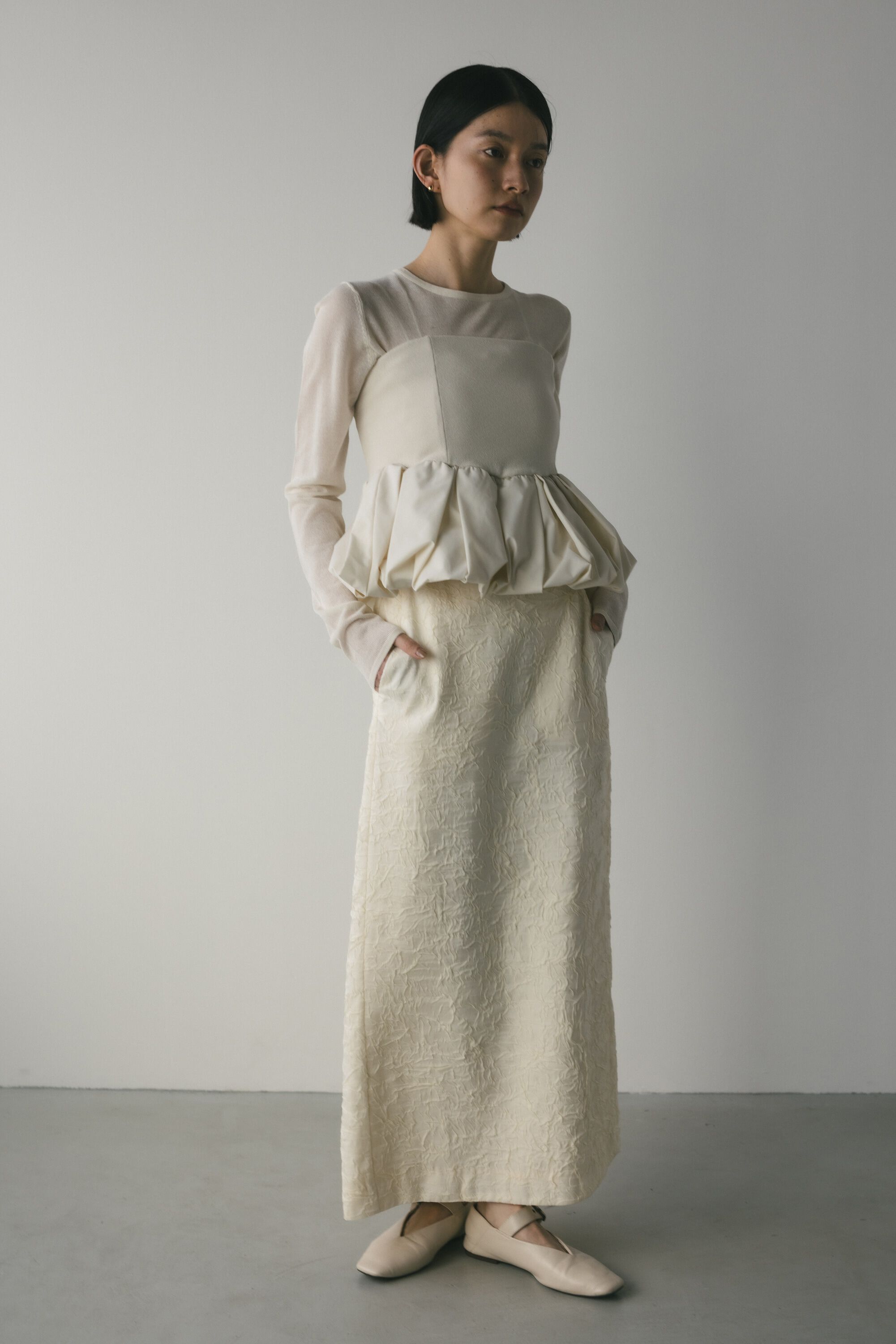 STYLEMIXER「ワッシャーペンシルスカート」|スカート|