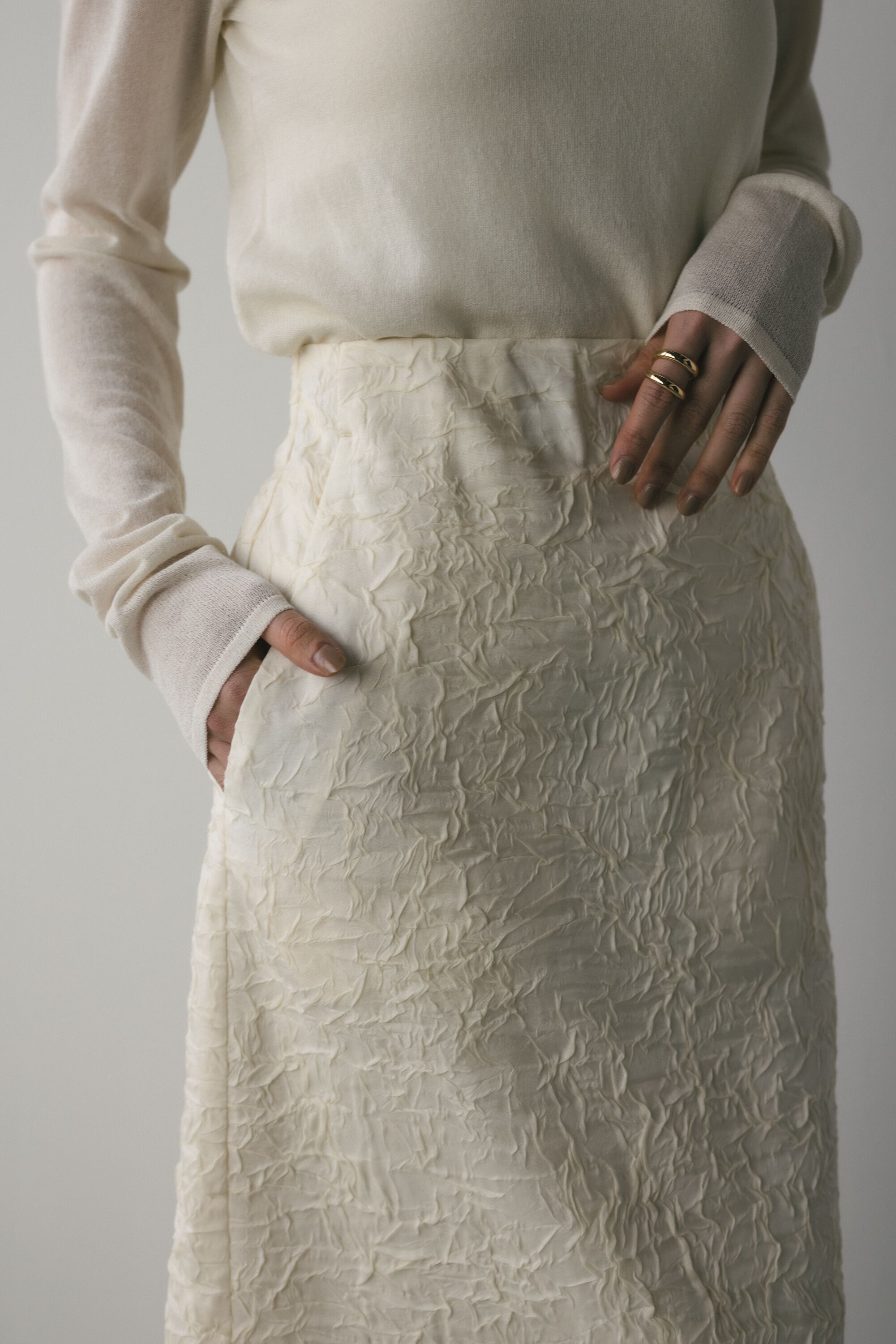 STYLEMIXER「ワッシャーペンシルスカート」|スカート|