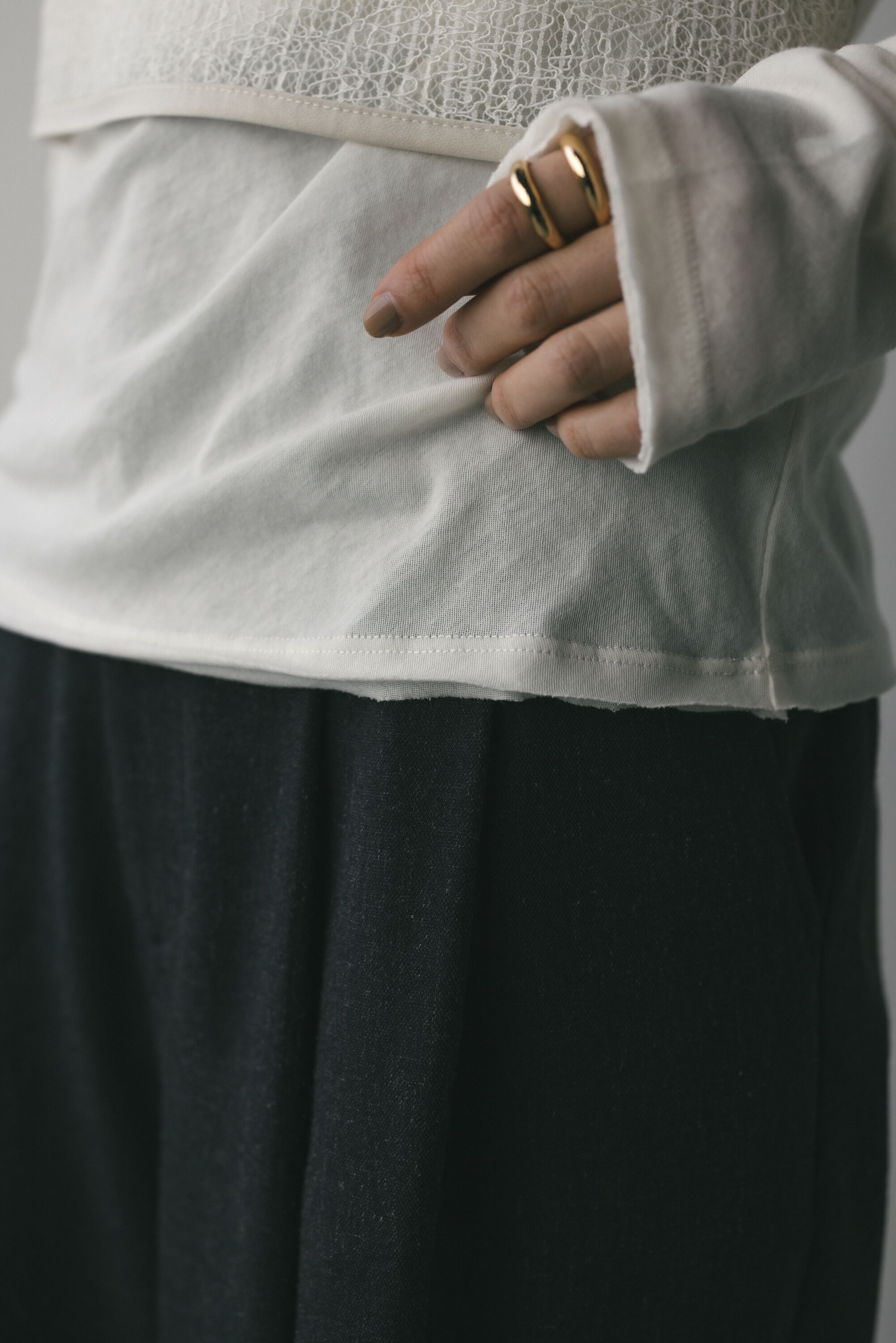 STYLEMIXER「ホルターレースセットトップ」|Tシャツ・カットソー|