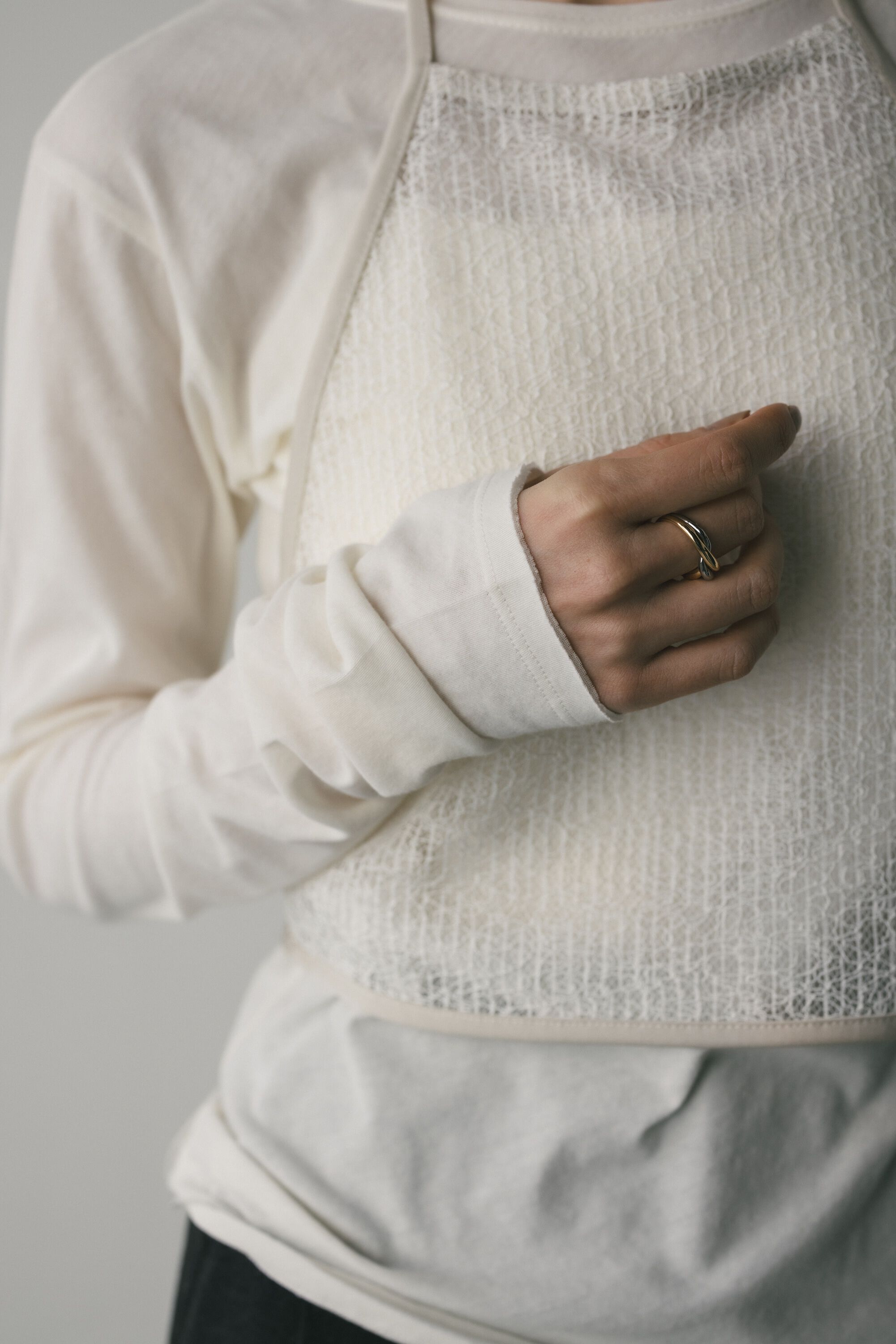 STYLEMIXER「ホルターレースセットトップ」|Tシャツ・カットソー|