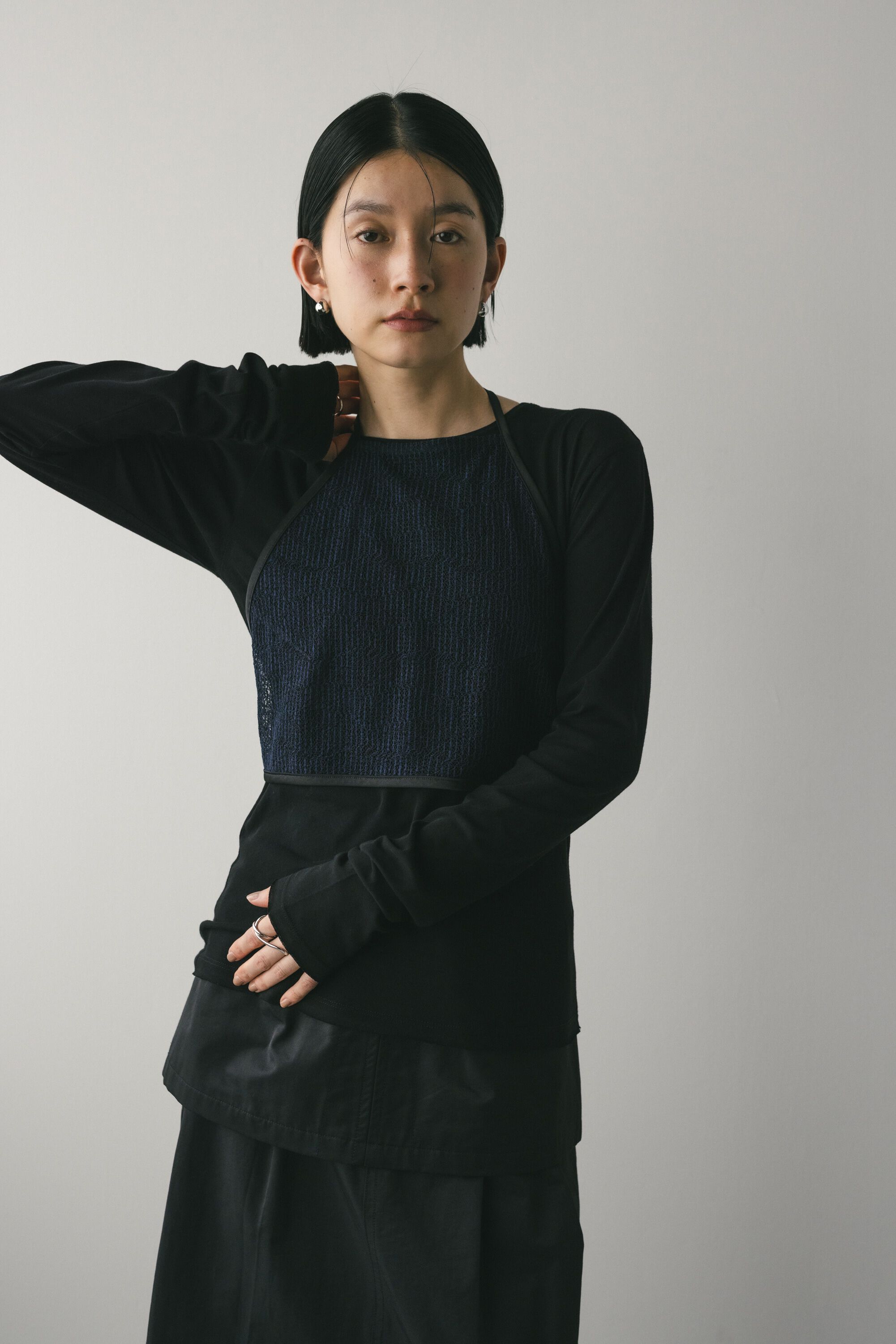 STYLEMIXER「ホルターレースセットトップ」|Tシャツ・カットソー|