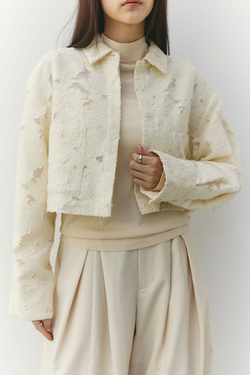 STYLEMIXER「ジャガードショートジャケット」|シャツ・ブラウス|