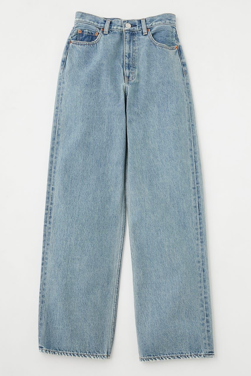 MOUSSY「HIGH WAIST STRAIGHT」|デニム|
