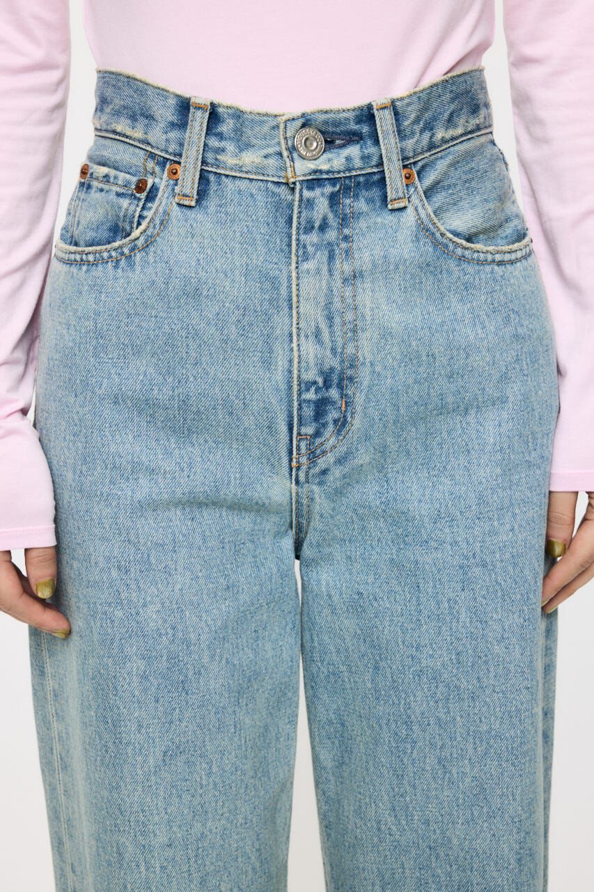 MOUSSY「HIGH WAIST STRAIGHT」|デニム|