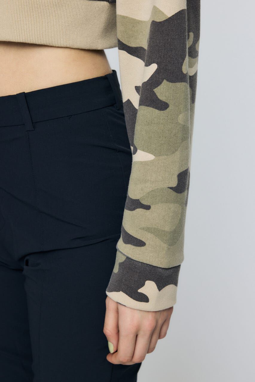 MOUSSY「CORSET ZIP フーディー」|パーカー|