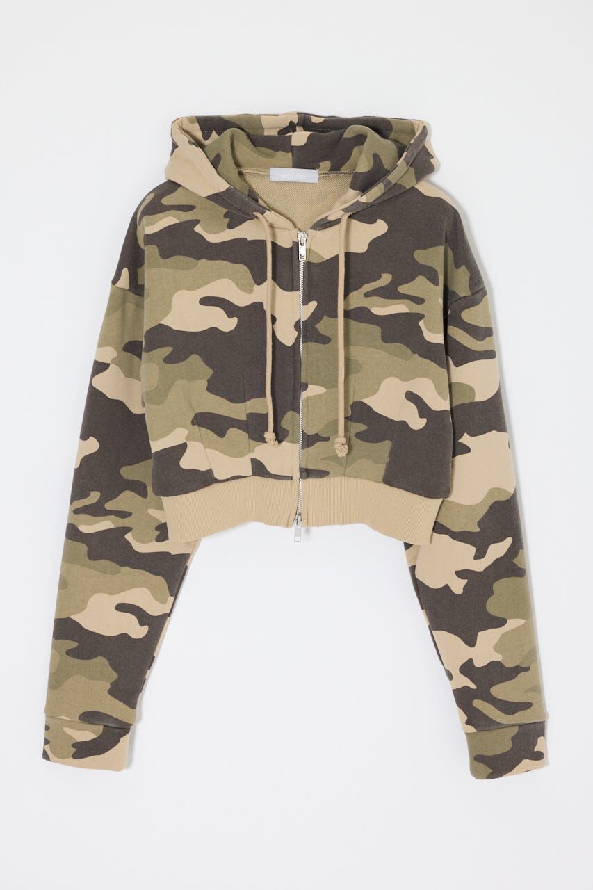 MOUSSY「CORSET ZIP フーディー」|パーカー|