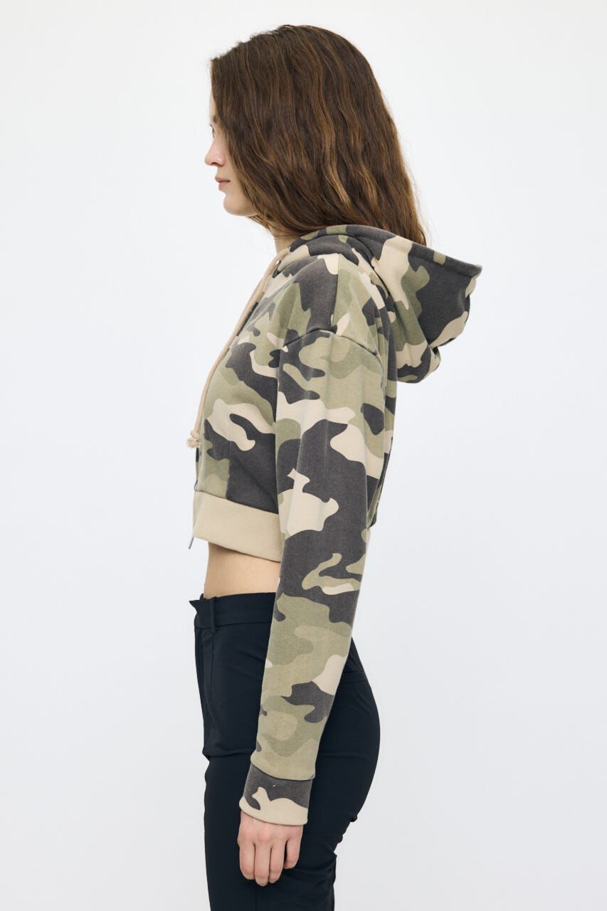 MOUSSY「CORSET ZIP フーディー」|パーカー|