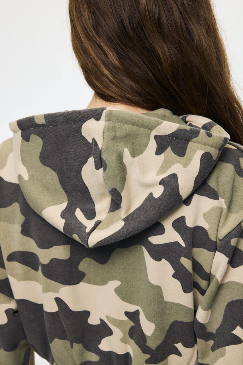 MOUSSY「CORSET ZIP フーディー」|パーカー|