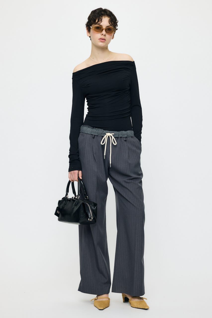 MOUSSY「GATHER 3WAY トップス」|Tシャツ・カットソー|