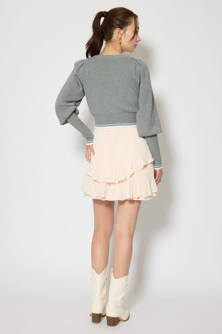 rienda「ロゴニットトップス」|ニット・セーター|