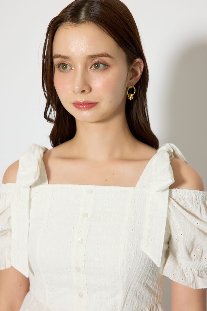 rienda「コットンレースブラウス」|シャツ・ブラウス|